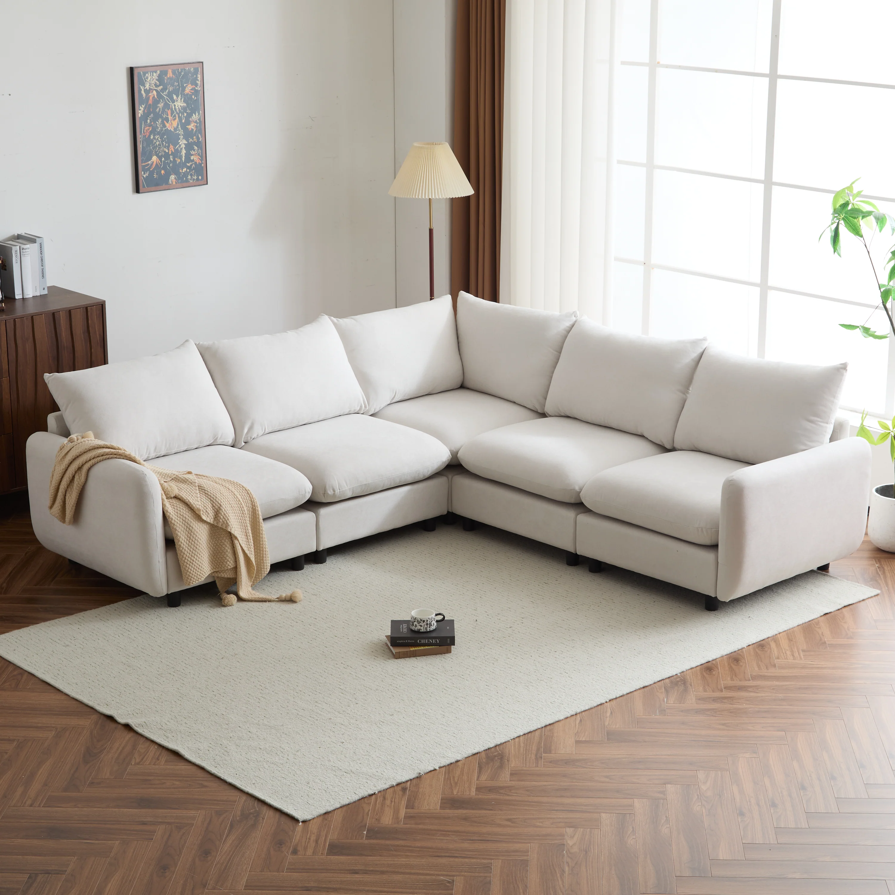 Cloud Modular Free Combination Sectional Sofa Couch - Image 21