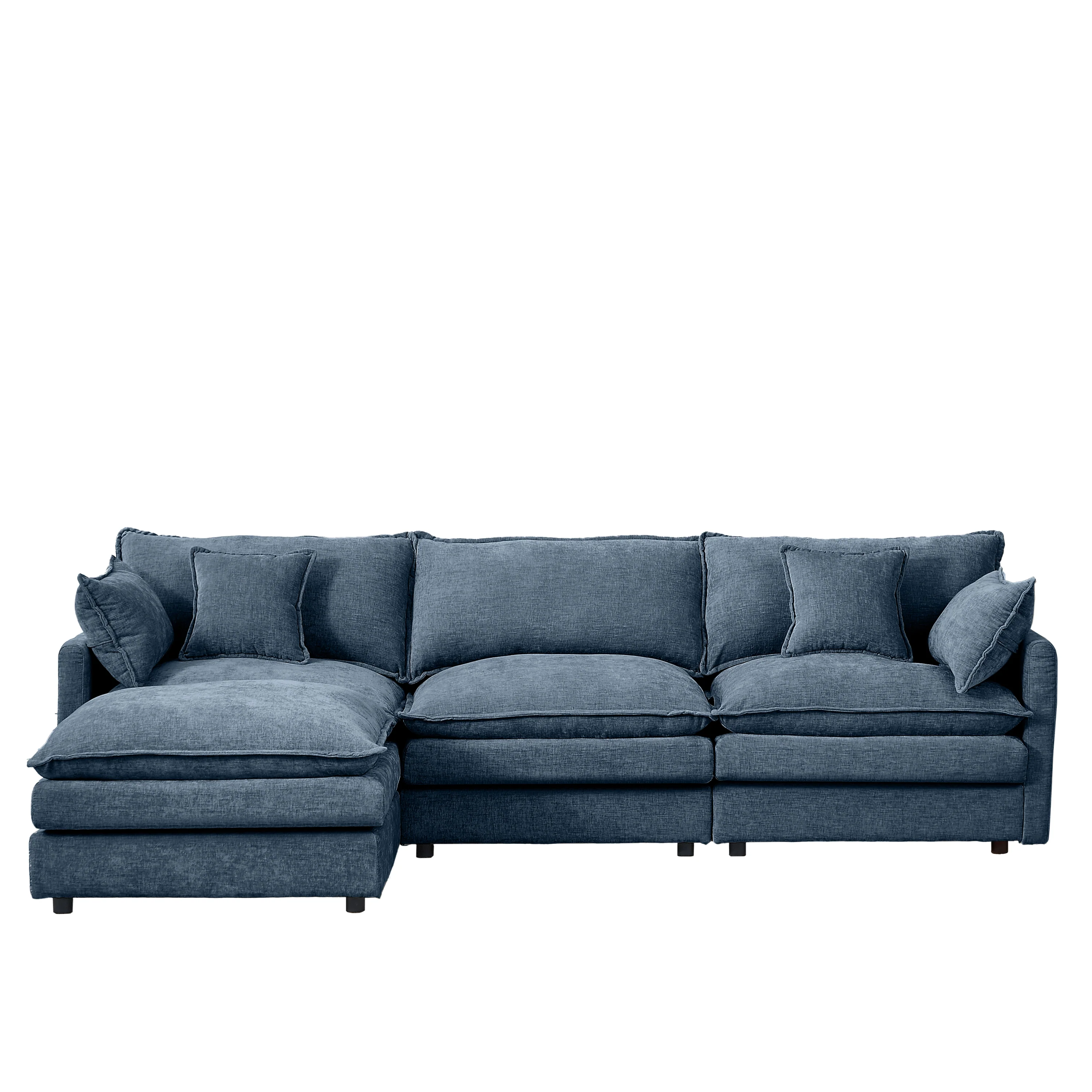 Comfy Cloud Couch Modular Chenille Sectional Sofa - Image 13