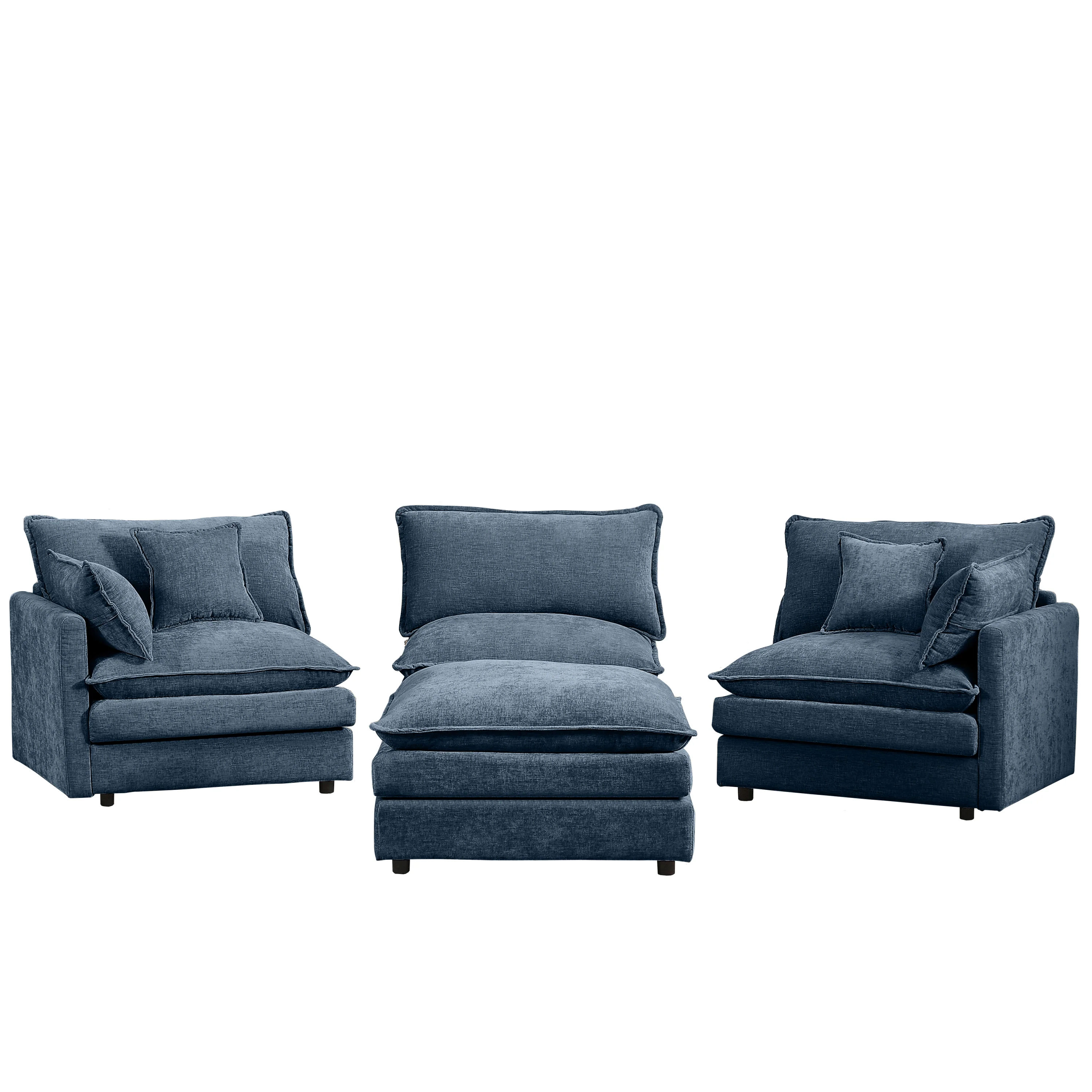Comfy Cloud Couch Modular Chenille Sectional Sofa - Image 15