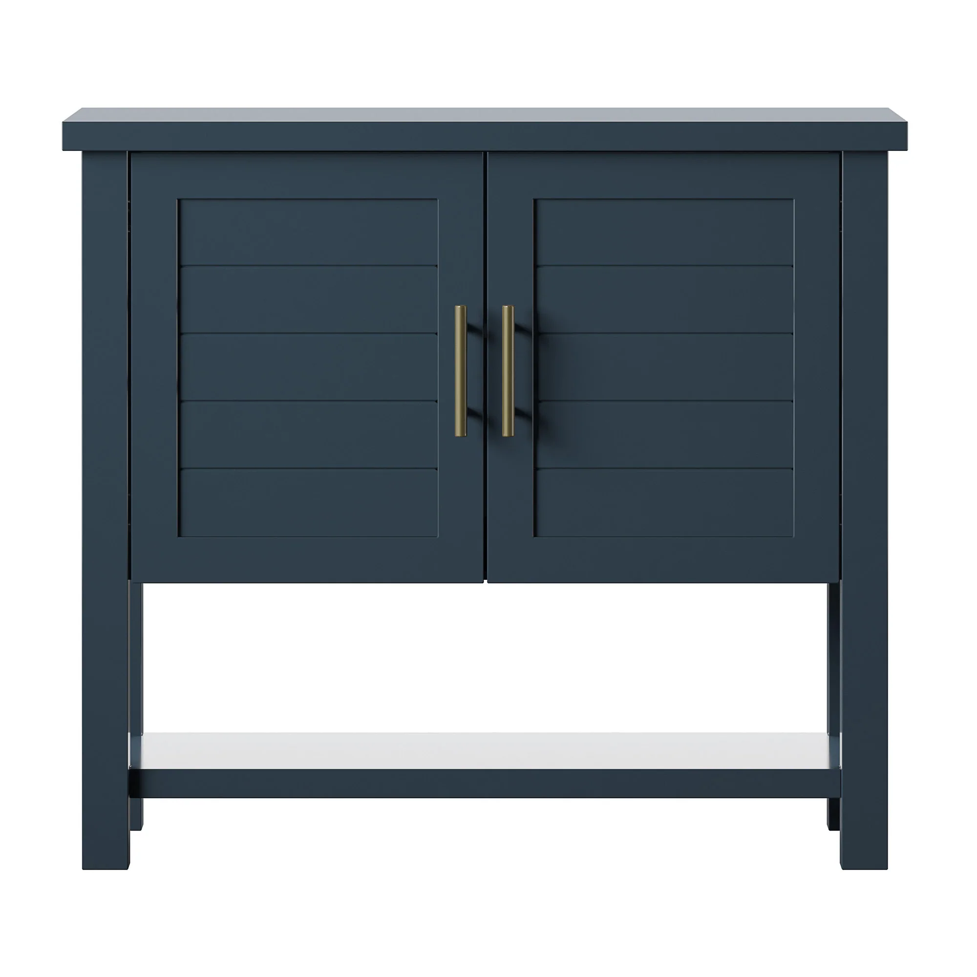 Coastal Paneled Accent Cabinet with Storage - Image 4