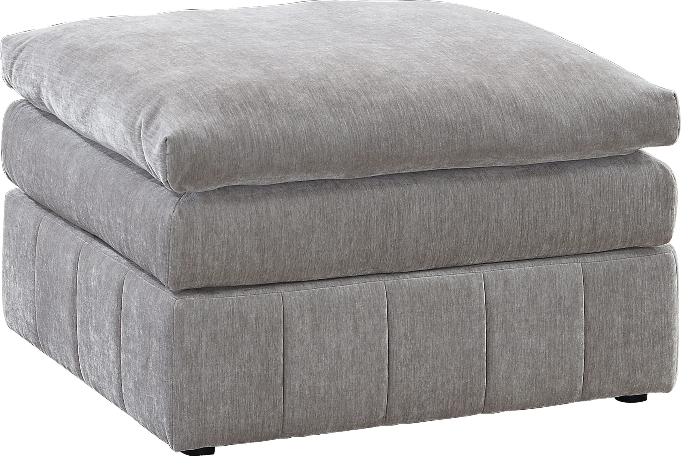 Contemporary 5 Piece Modular Sectional Set with Two Ottomans - Image 12