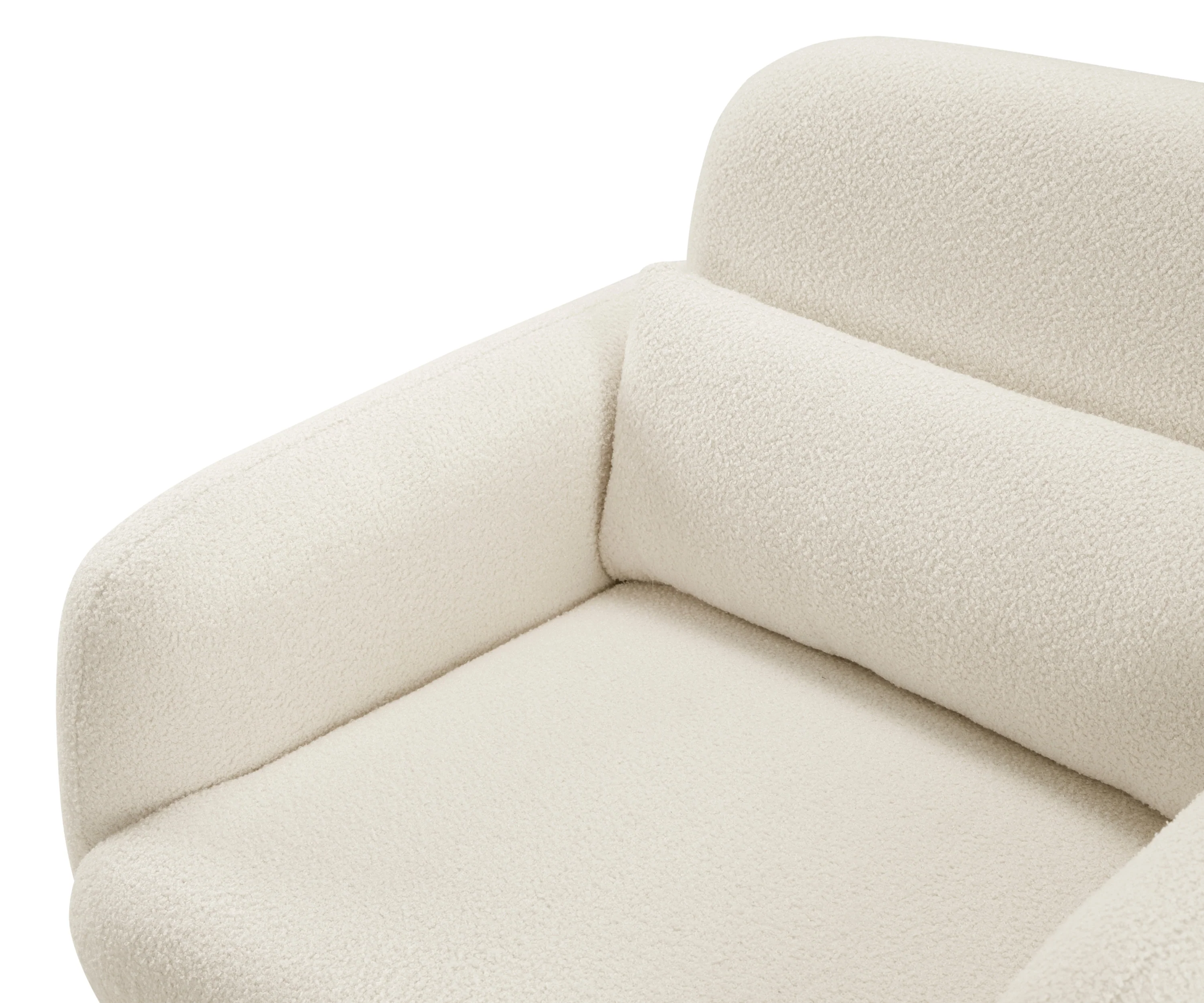 Walker Edison | Contemporary Boucle Accent Chair - Image 6