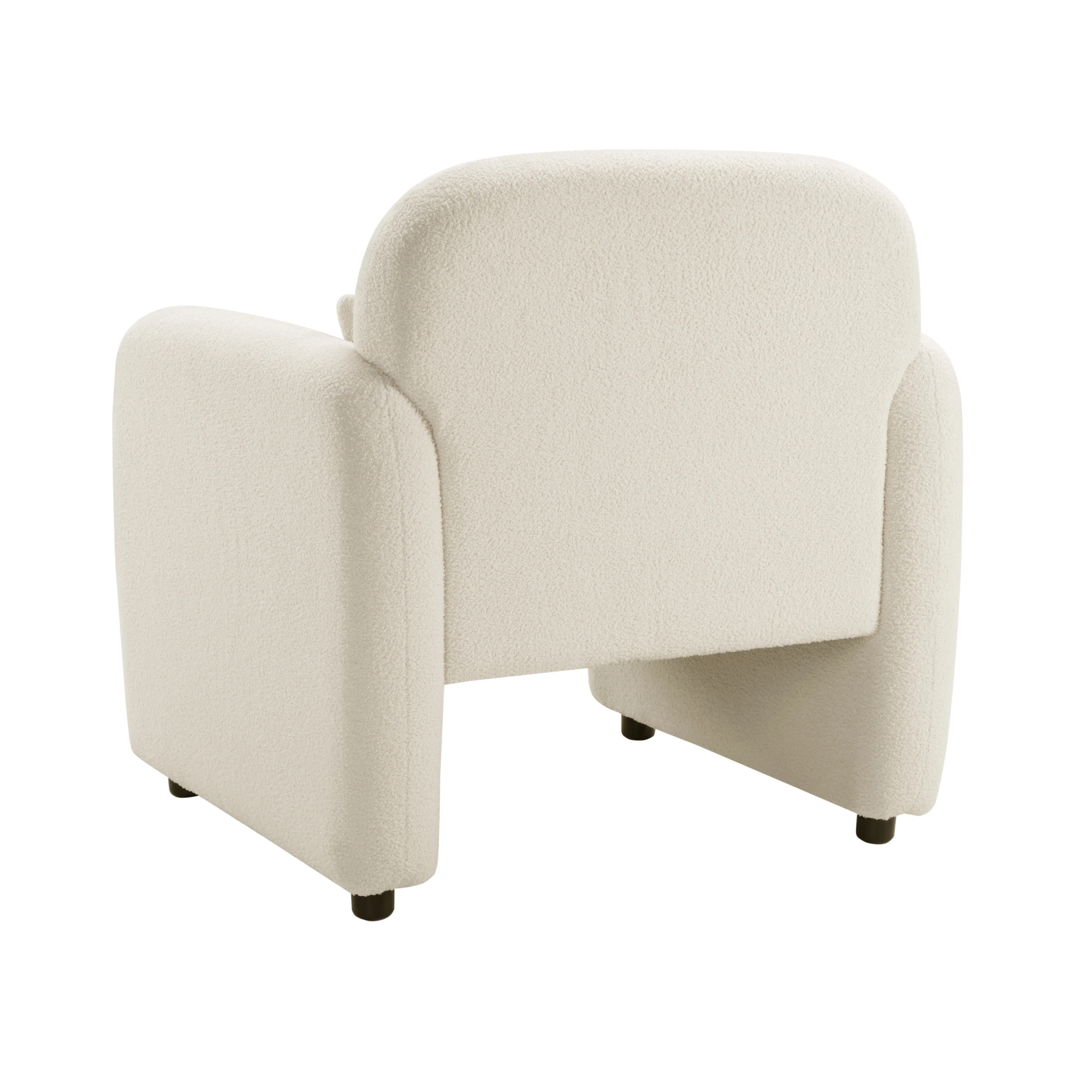 Walker Edison | Contemporary Boucle Accent Chair - Image 8