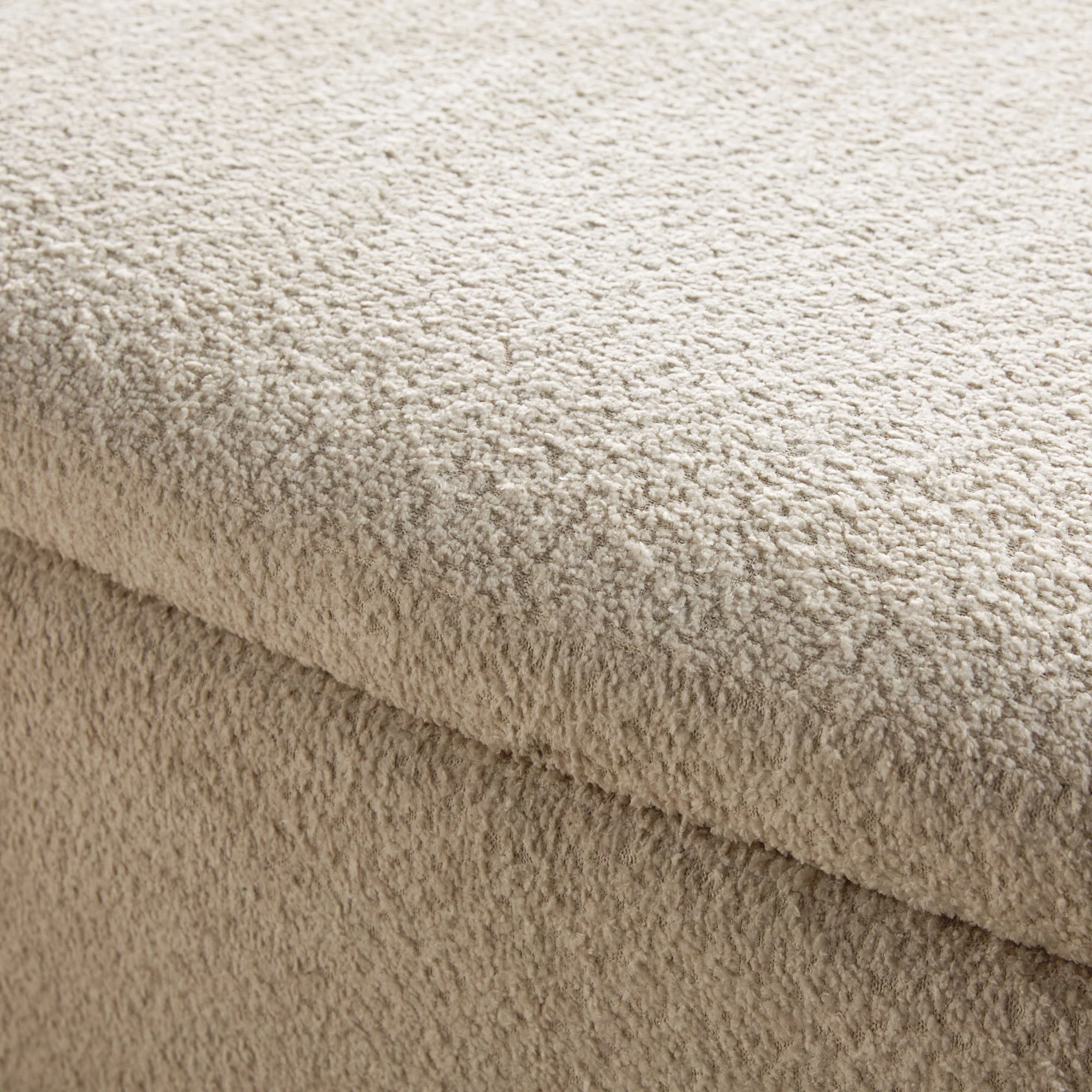 Linley Contemporary Boucle Easy Assembly Upholstered Large Storage Ottoman - Image 12