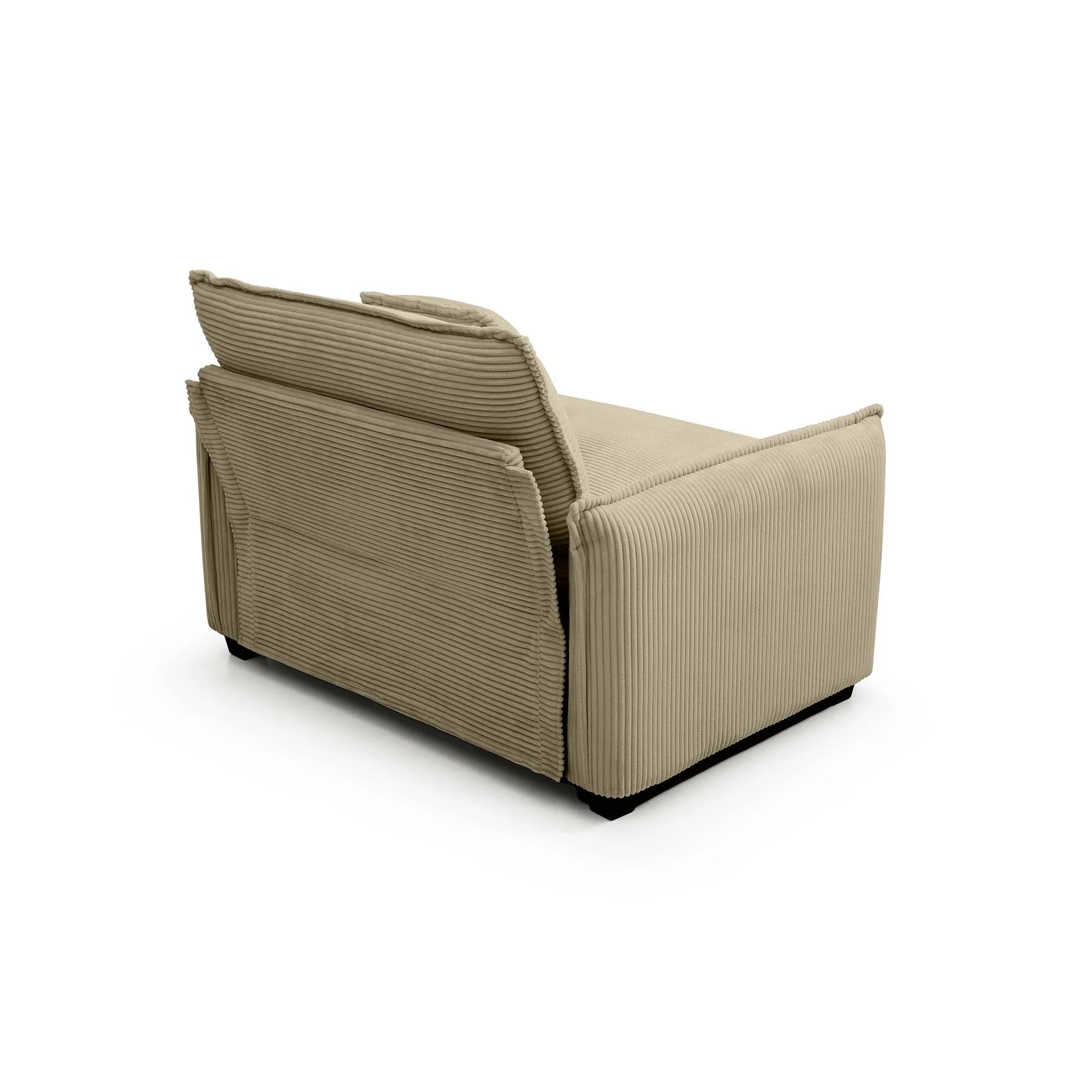 Walker Edison | Corduroy Cloud Deep Seated Accent Sofa Chairs - Image 9