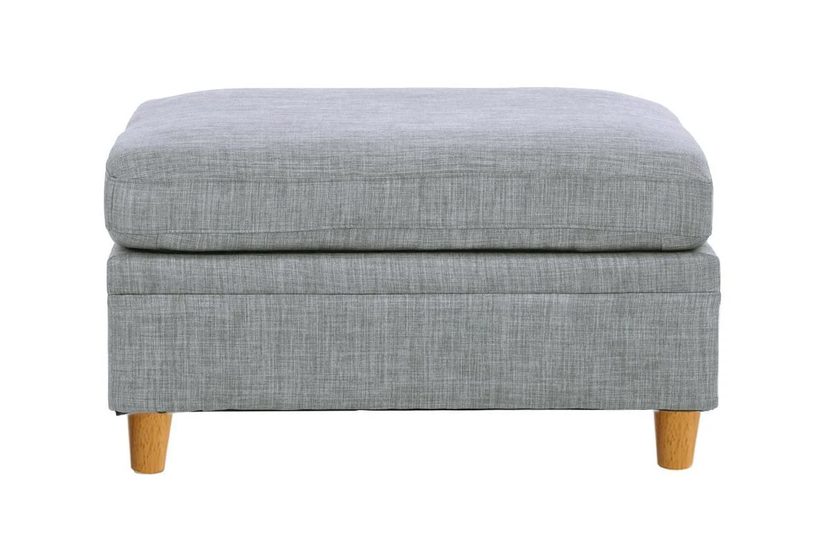 Walker Edison | Corner 5 Piece Modular Sofa Set with Ottoman - Image 16