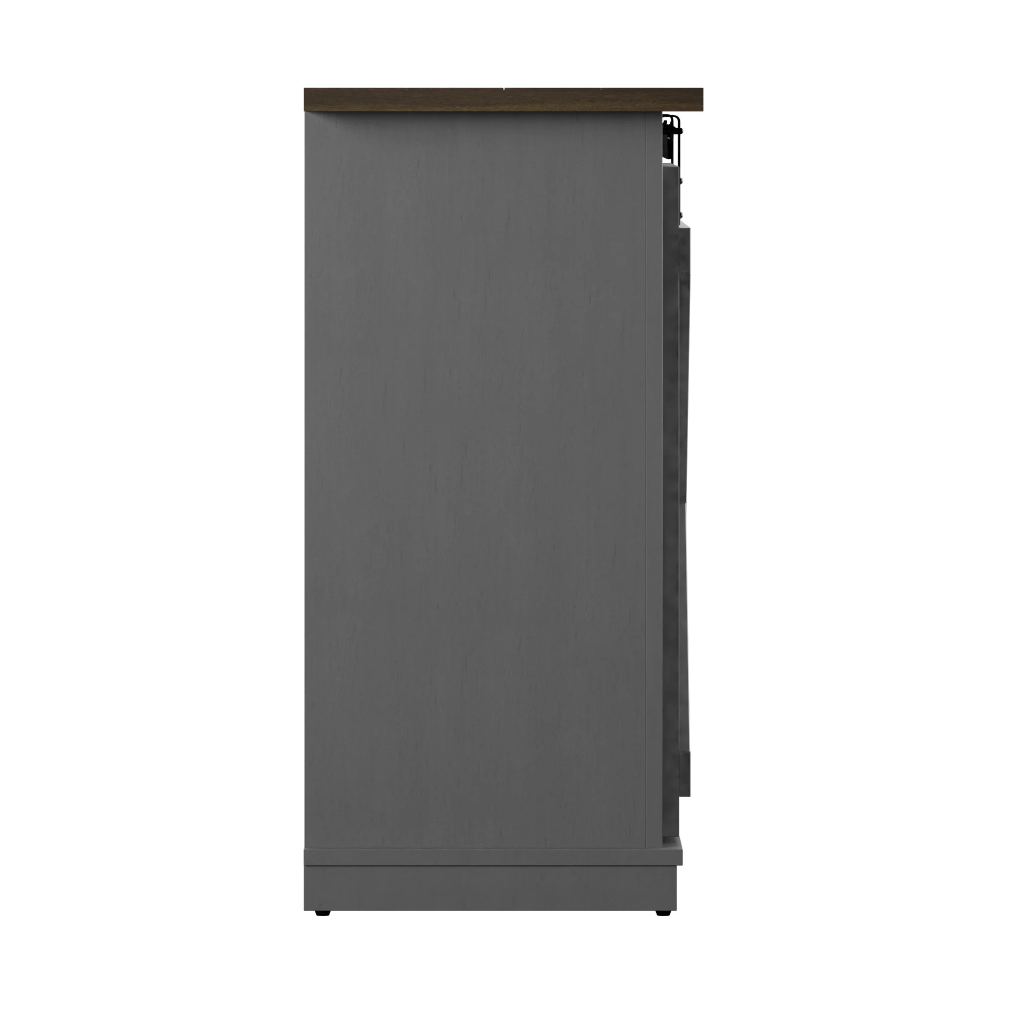 Farmhouse Sliding Barn Doors Cottonwood 54' TV Stand Media Console - Image 41
