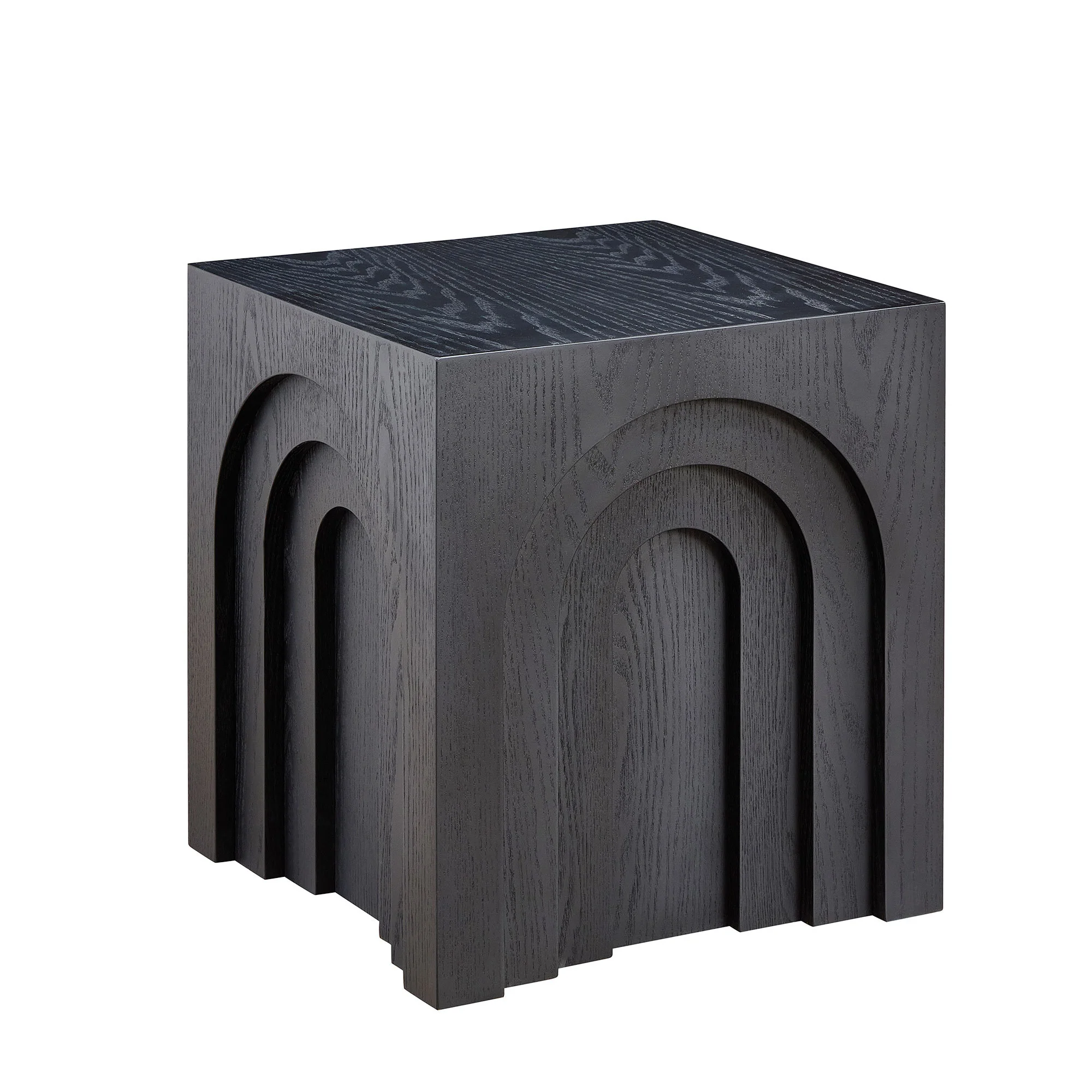Walker Edison | Curve Design Square Side Table - Image 2