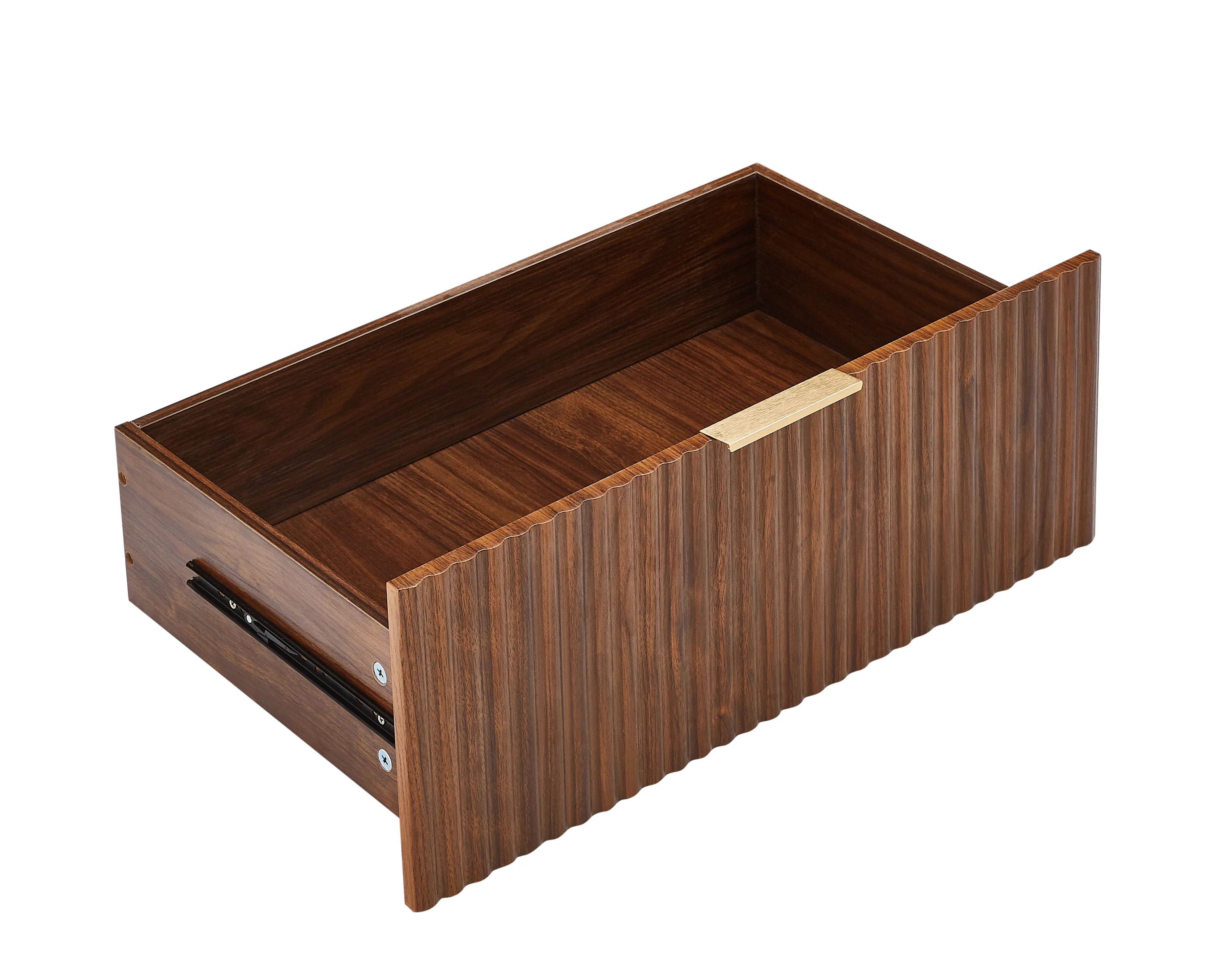 Curved wave Design Fluted 55' Wide Modern 6 Drawers Dresser - Image 26