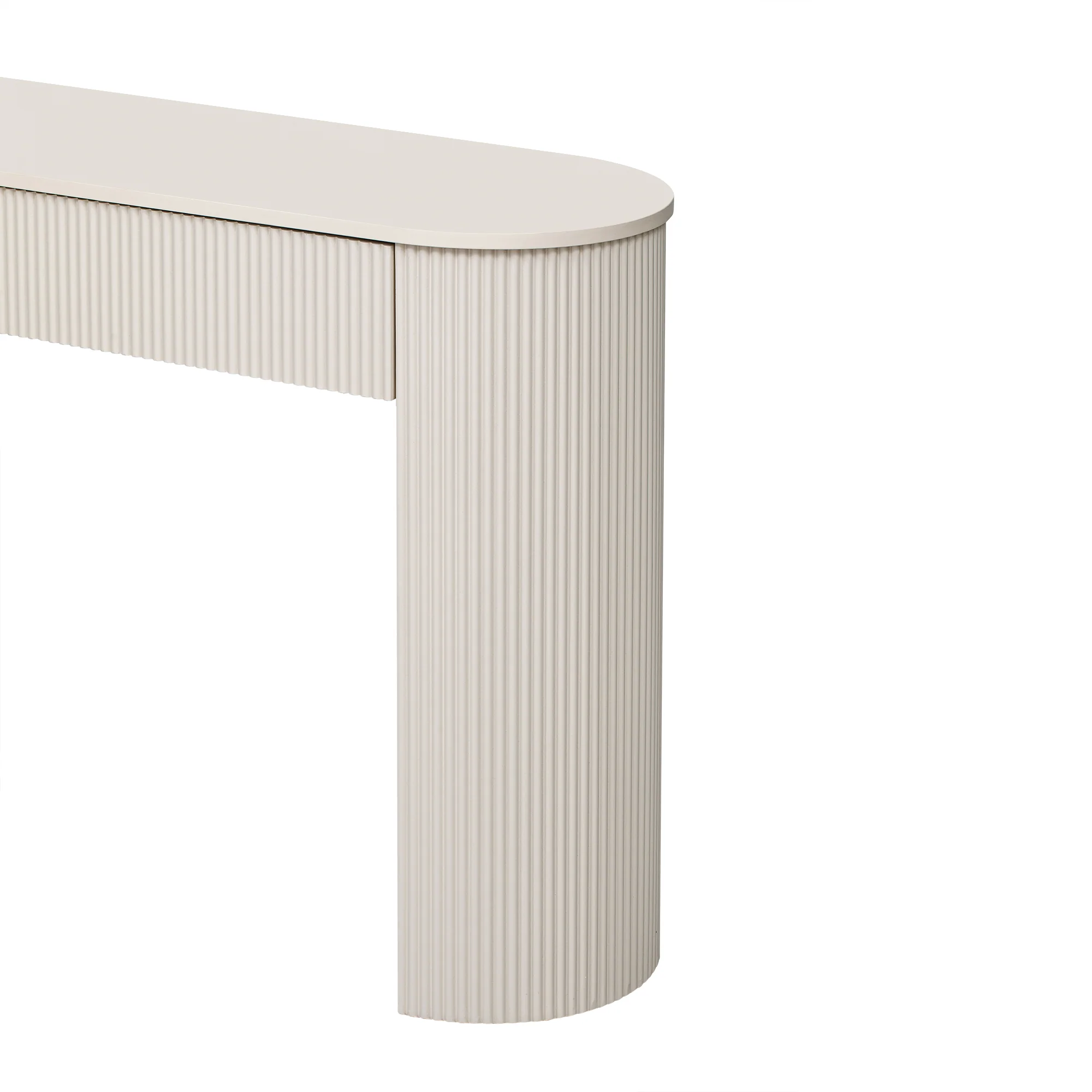 Walker Edison | Fluted Design Modern Console Entryway Table with Storage - Image 15