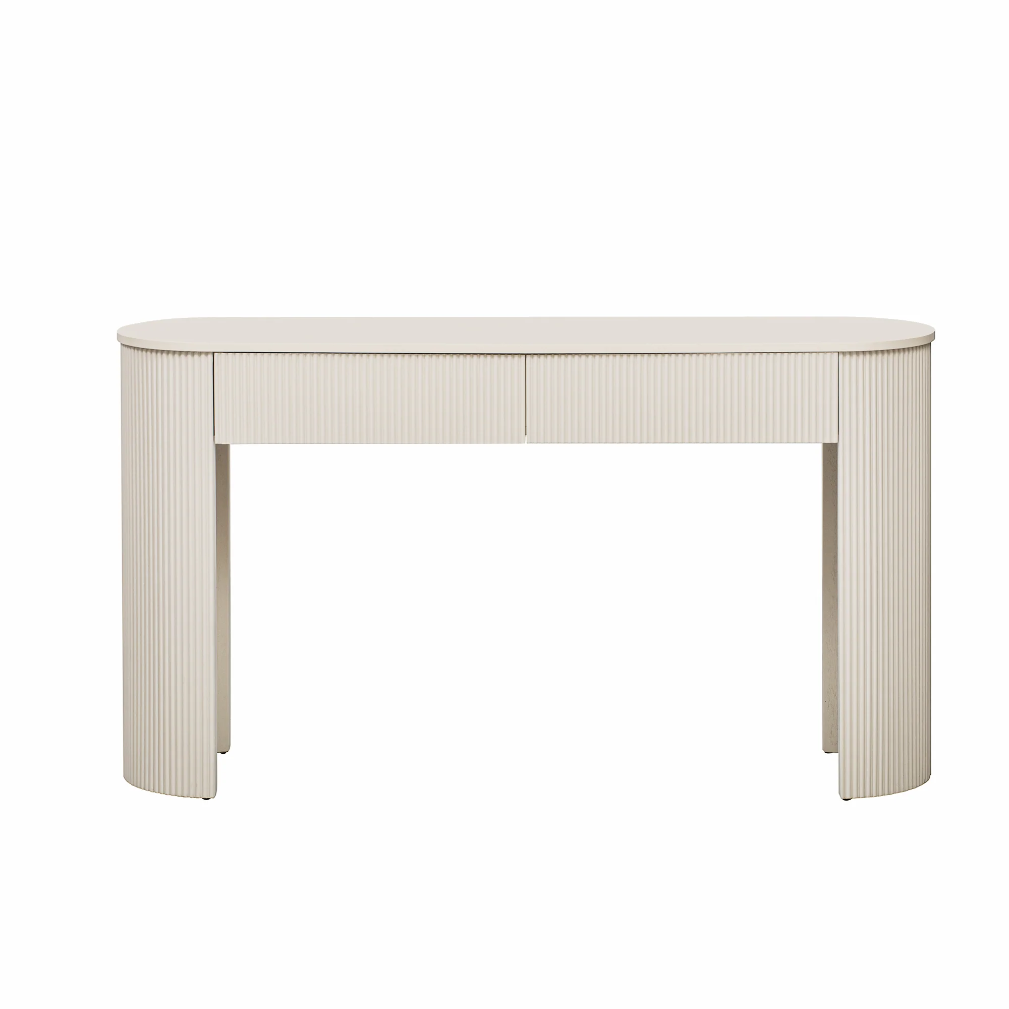 Walker Edison | Fluted Design Modern Console Entryway Table with Storage - Image 8