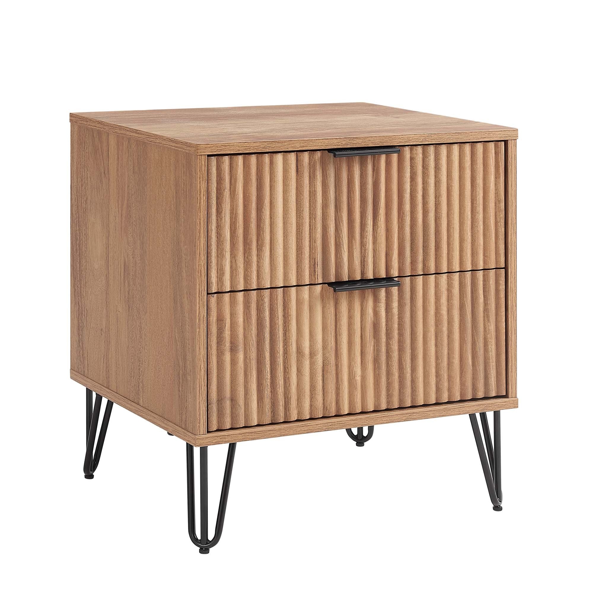 Dumbo 20' Fluted 2-Drawer Nightstand - Image 20