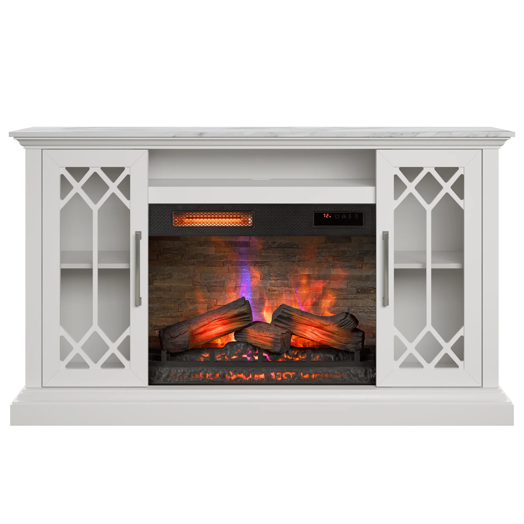 duraflame® Electric Fireplace Farmhouse 65" TV Stand - Image 9
