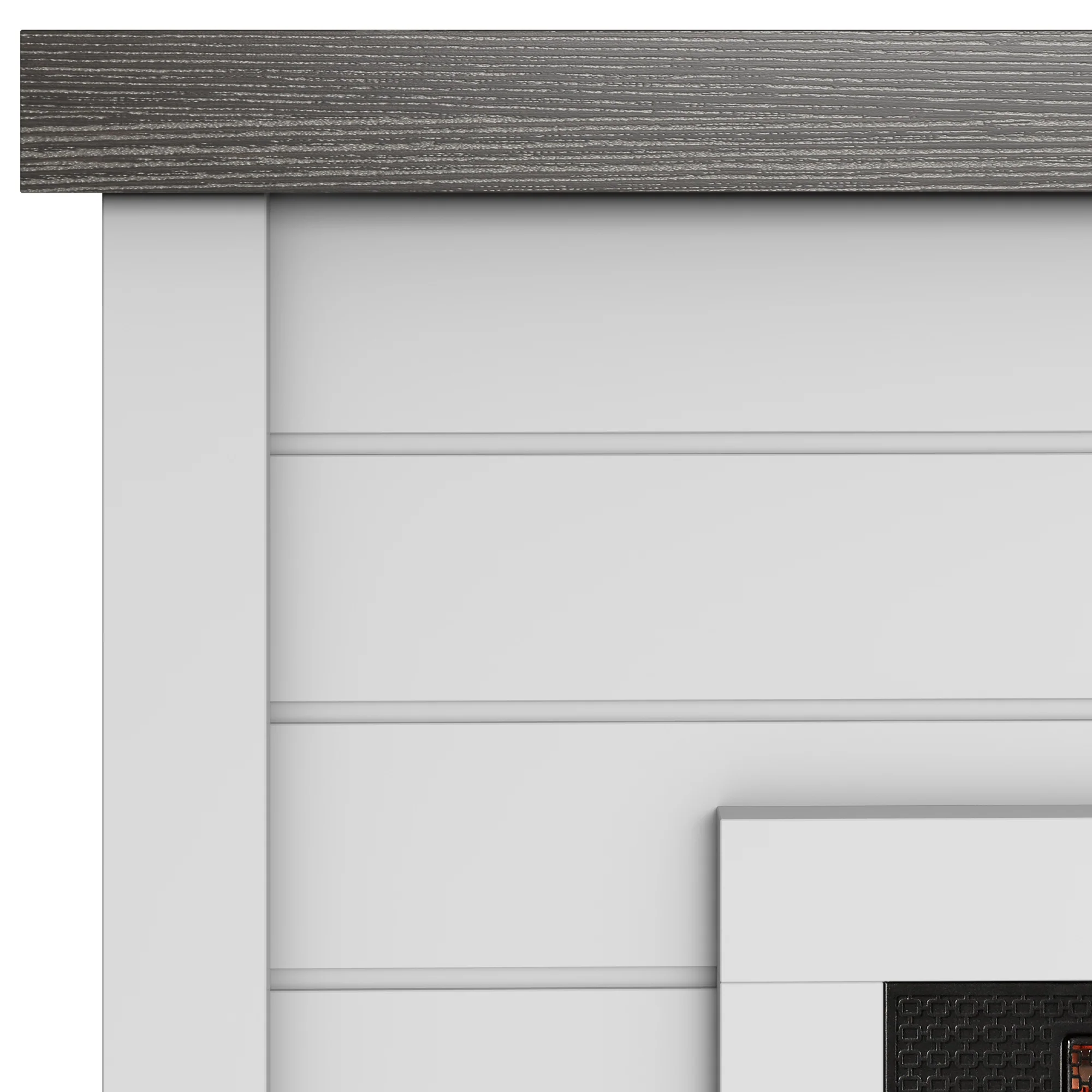 duraflame® Electric Fireplace Shiplap Wall Mantel - Image 11