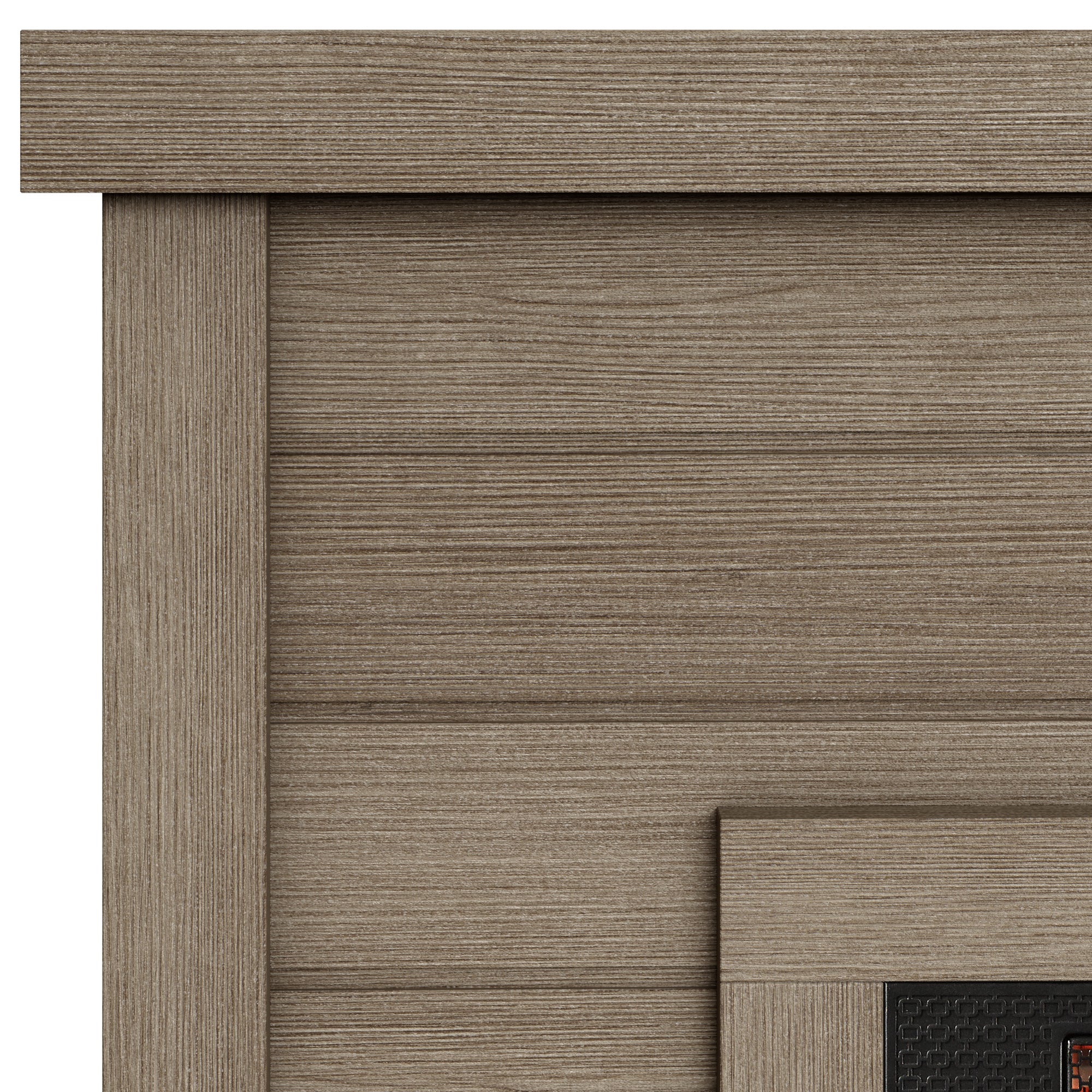 duraflame® Electric Fireplace Shiplap Wall Mantel - Image 9