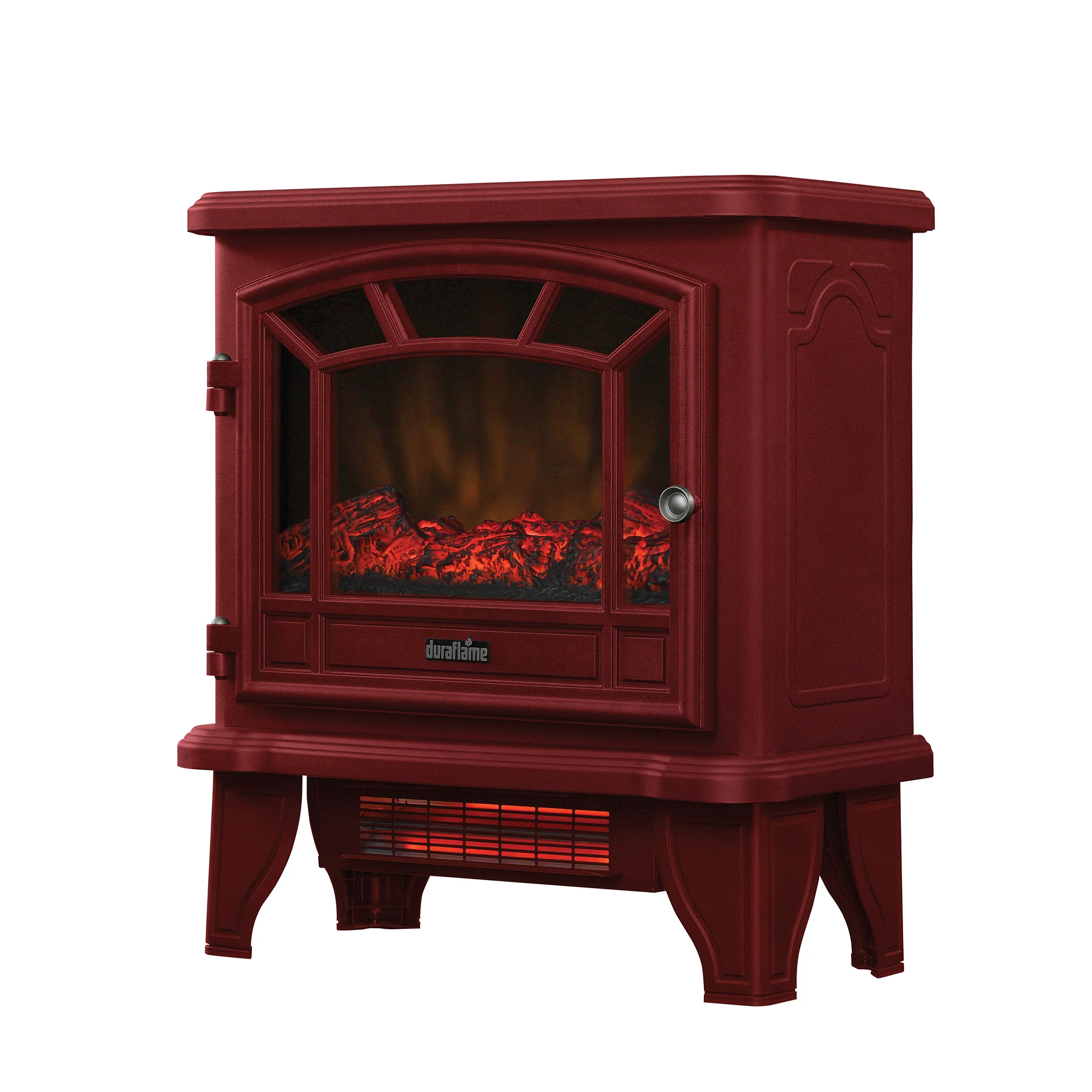 duraflame® Electric Fireplace Stove Heater with Temperature Dial - Image 3