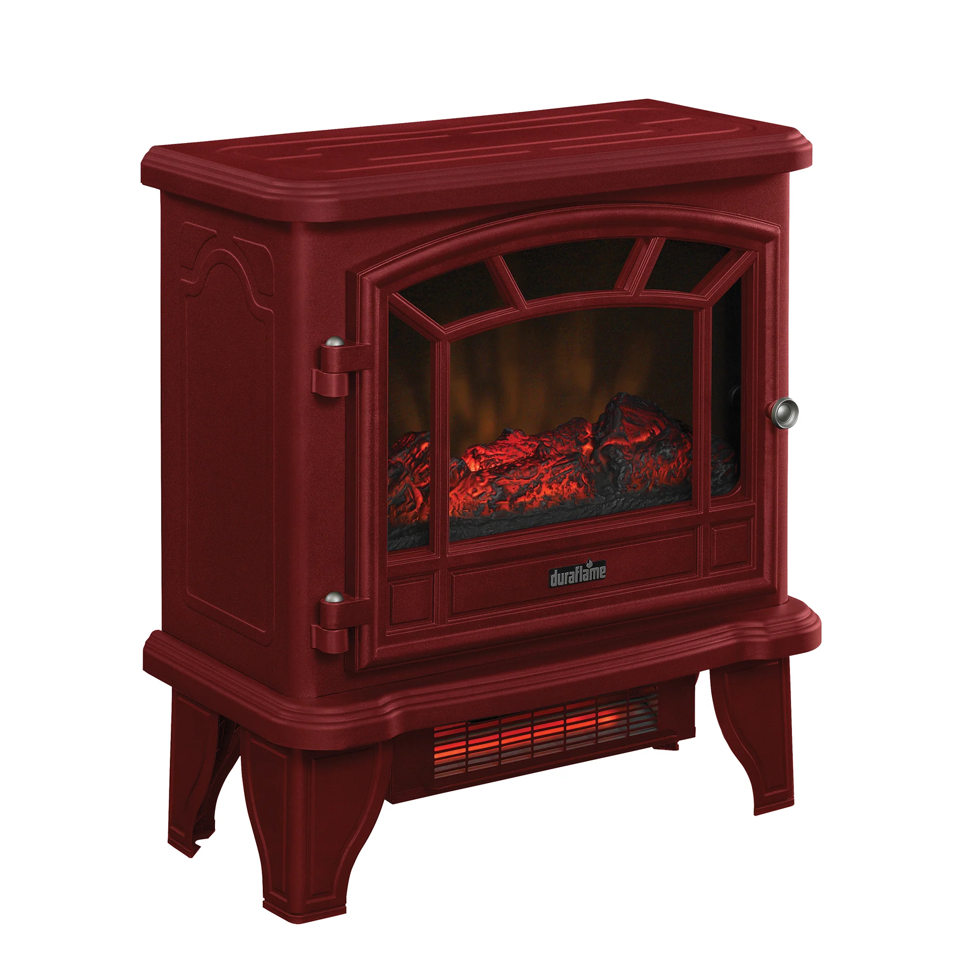 duraflame® Electric Fireplace Stove Heater with Temperature Dial - Image 4