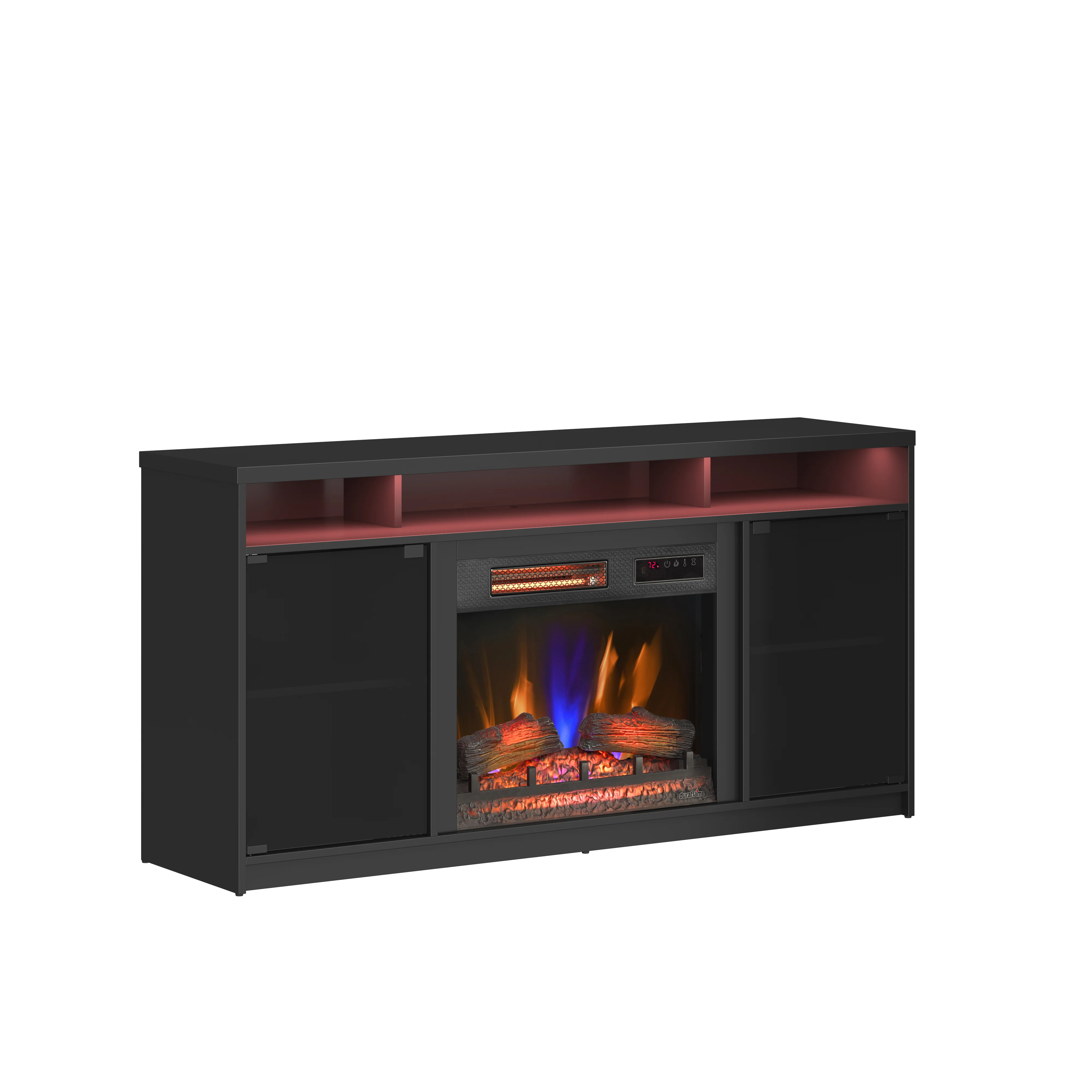 duraflame® Electric Fireplace TV Stand with Modern LED Accent Lighting & Remote - Image 16