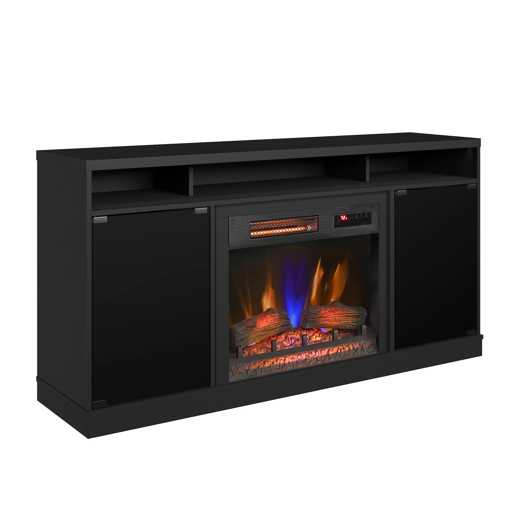 duraflame® Electric Fireplace TV Stand with Modern LED Accent Lighting & Remote - Image 6