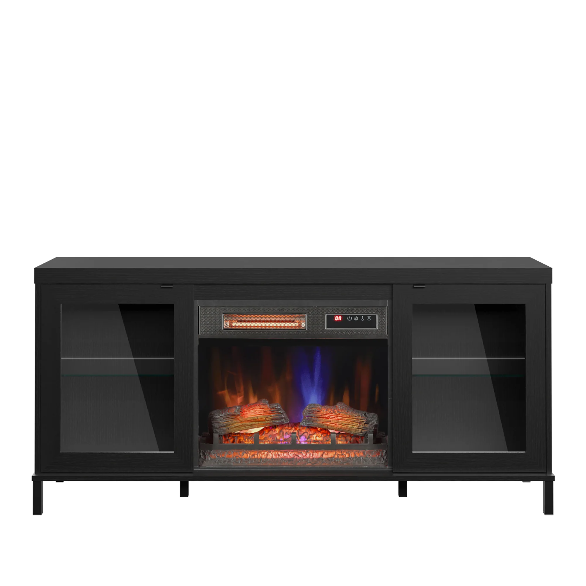 duraflame® Electric Fireplace TV Stand with Modern LED Lights and Storage - Image 19