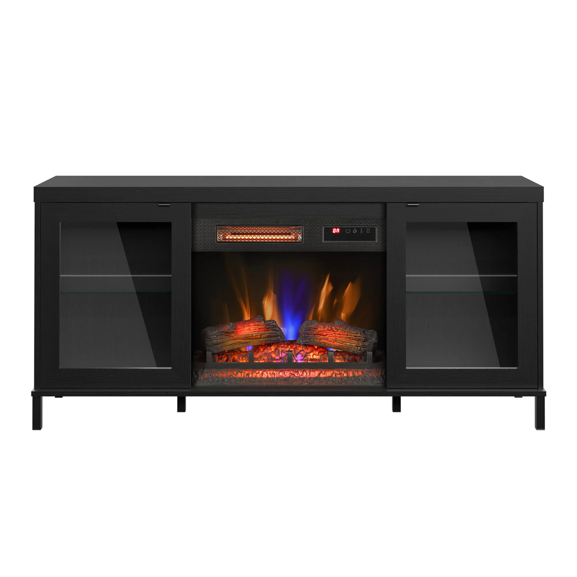 duraflame® Electric Fireplace TV Stand with Modern LED Lights and Storage - Image 20