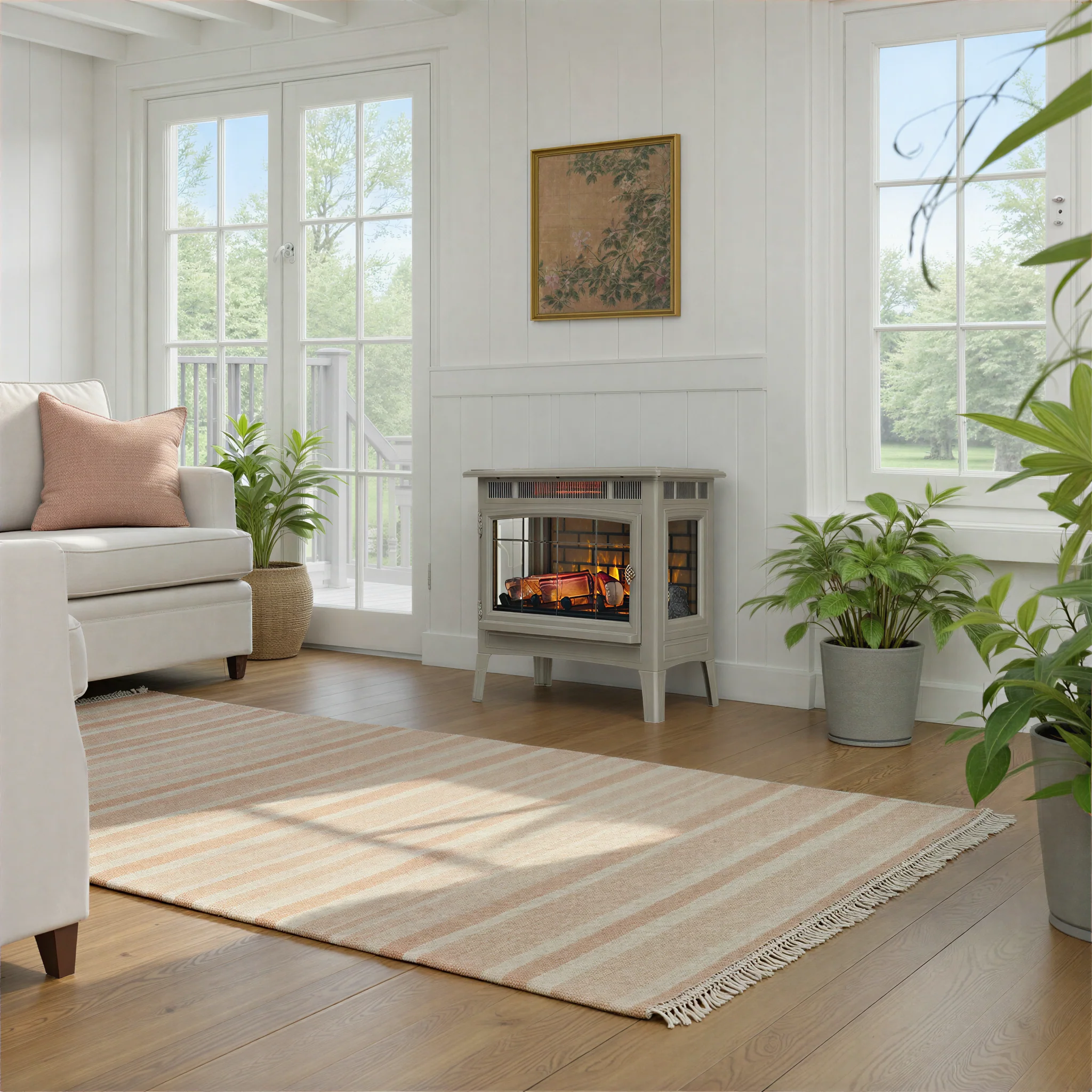 duraflame® Electric Infrared Fireplace Stove Heater with 3D Flame Effect - Image 4