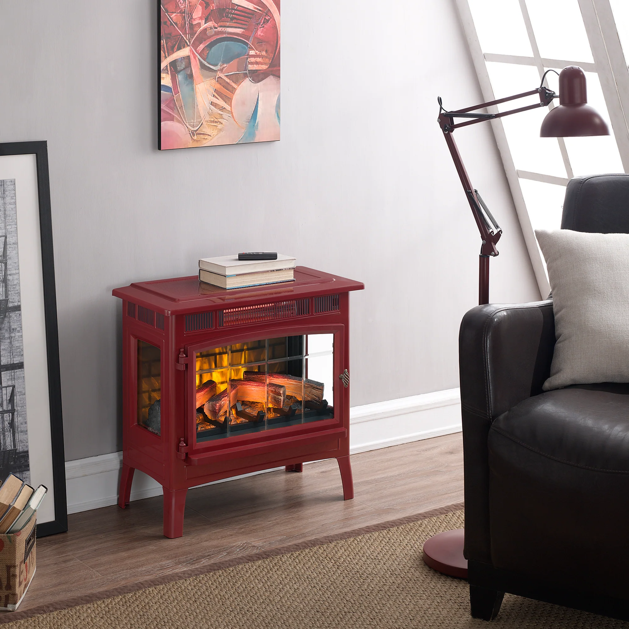 duraflame® Electric Infrared Fireplace Stove Heater with 3D Flame Effect - Image 5
