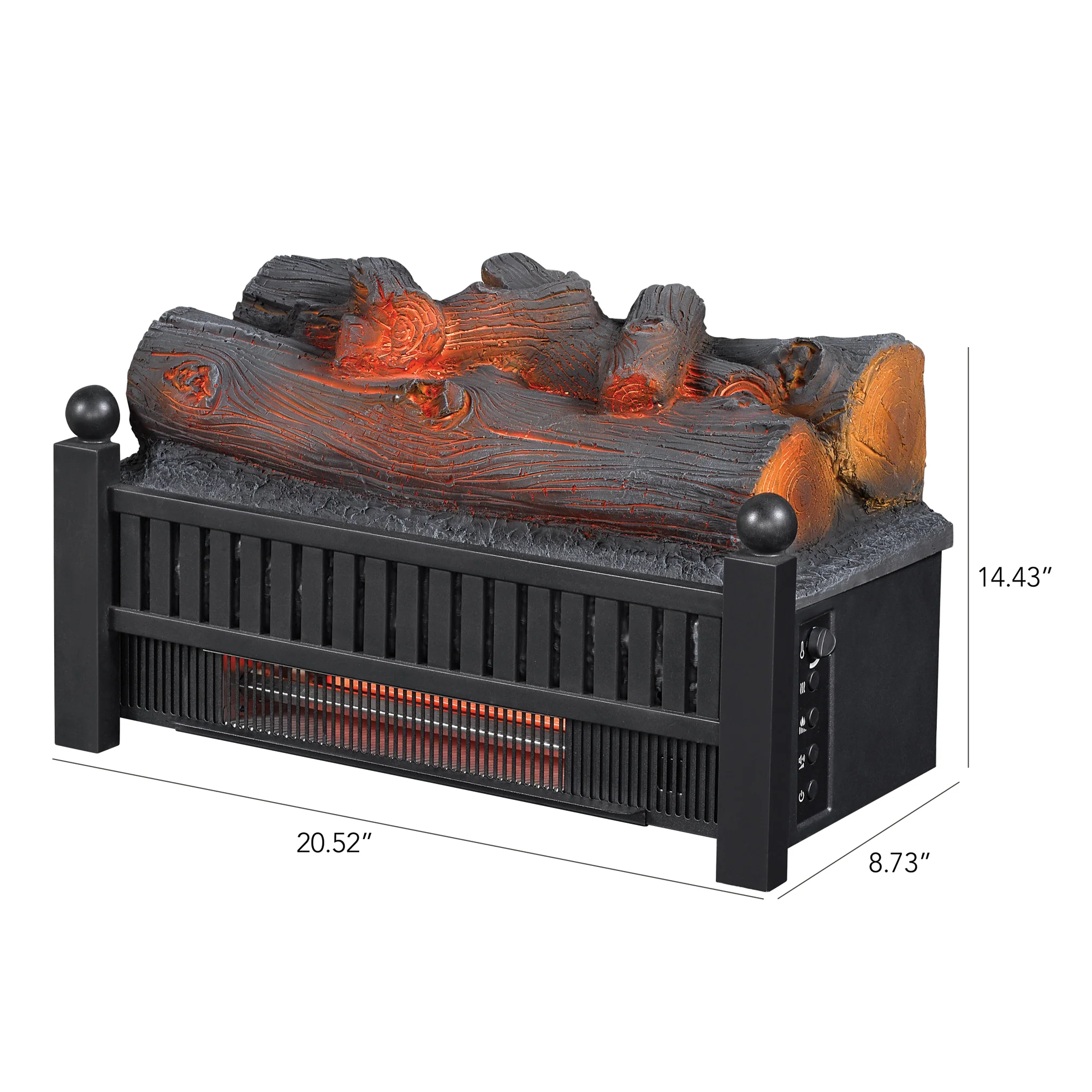 duraflame® Electric Infrared Log Set with Crackling Sound Effect & Remote Control - Image 6