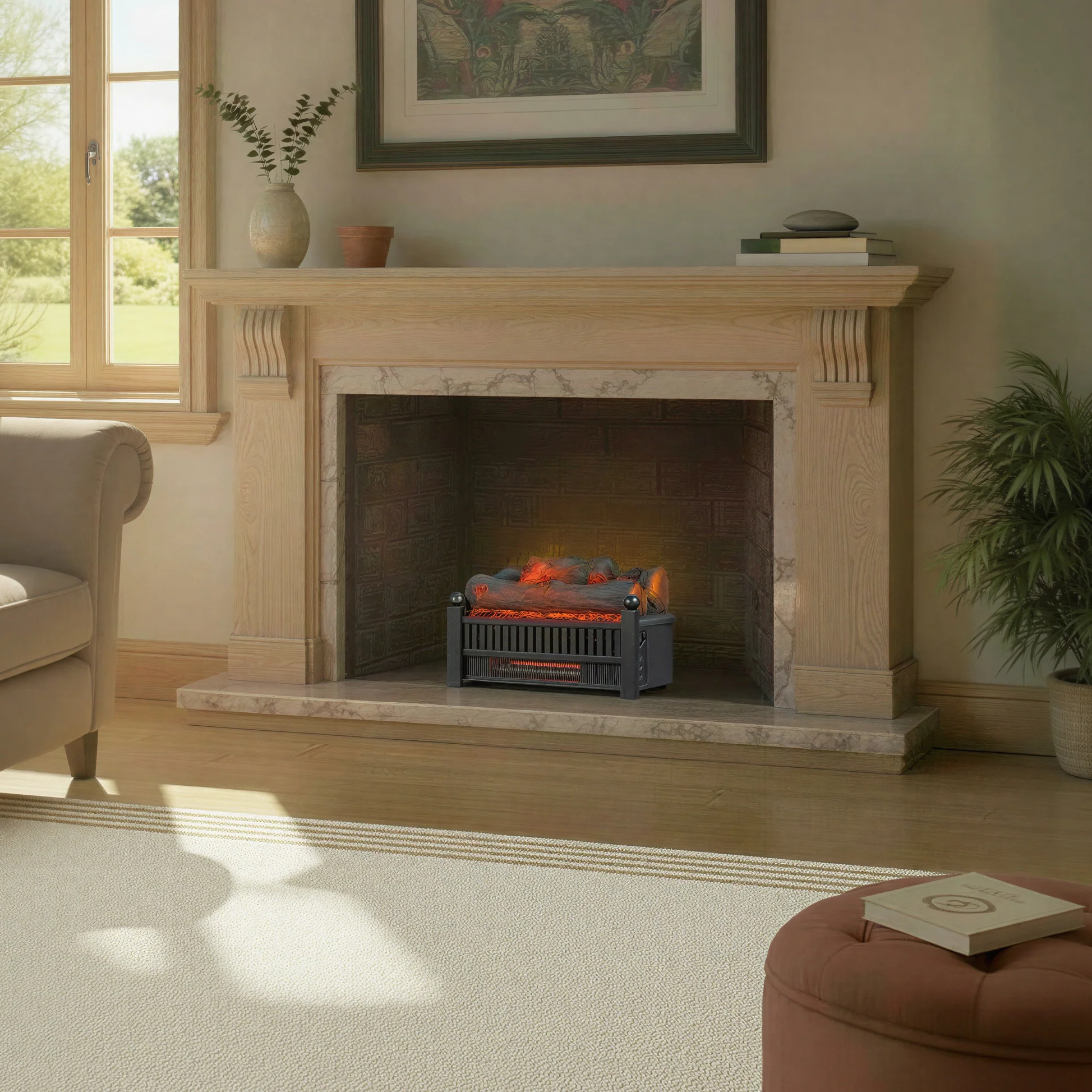 duraflame® Electric Infrared Log Set with Crackling Sound Effect & Remote Control - Image 9