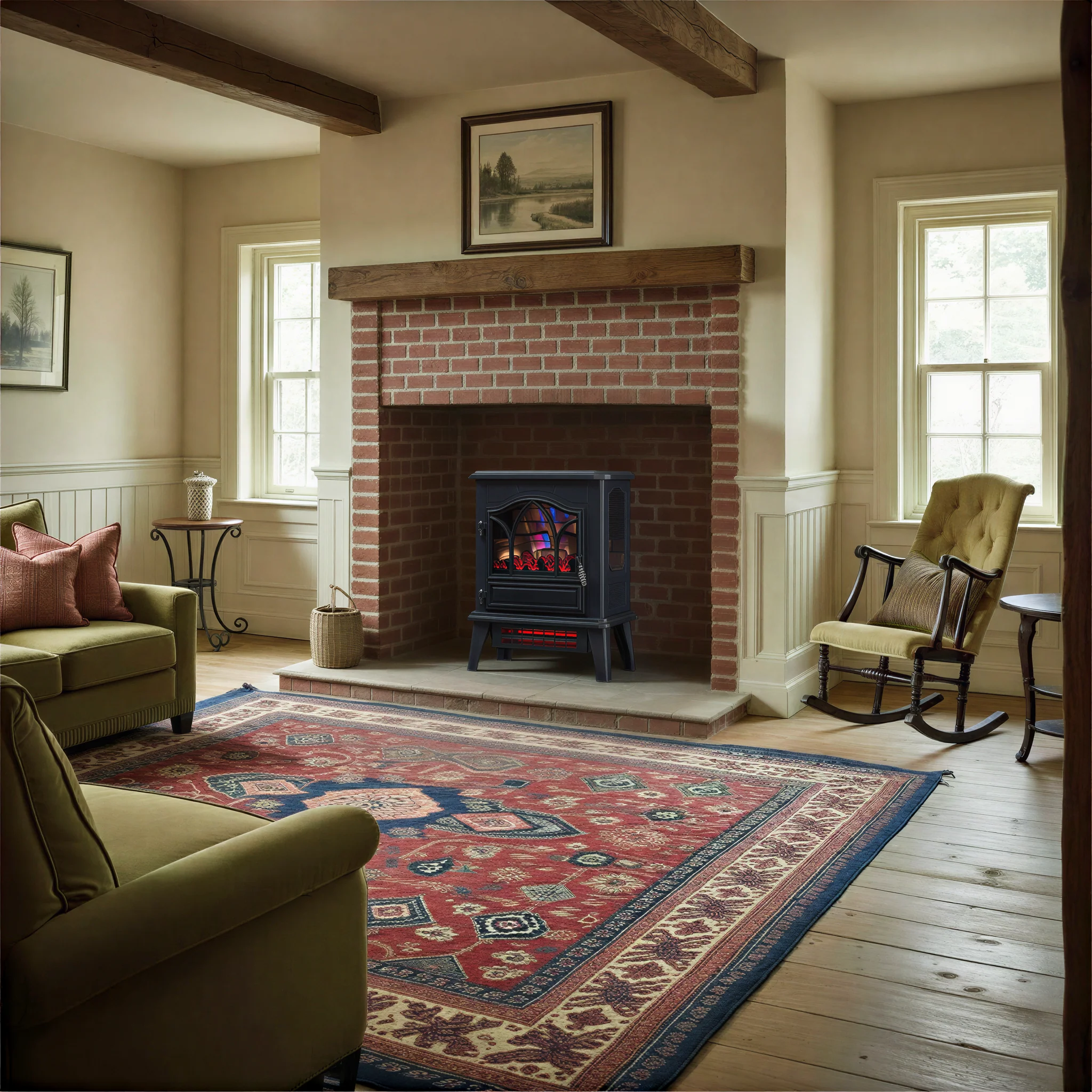 duraflame® 3D Flame Effect Electric Infrared Portable Fireplace Stove Heater