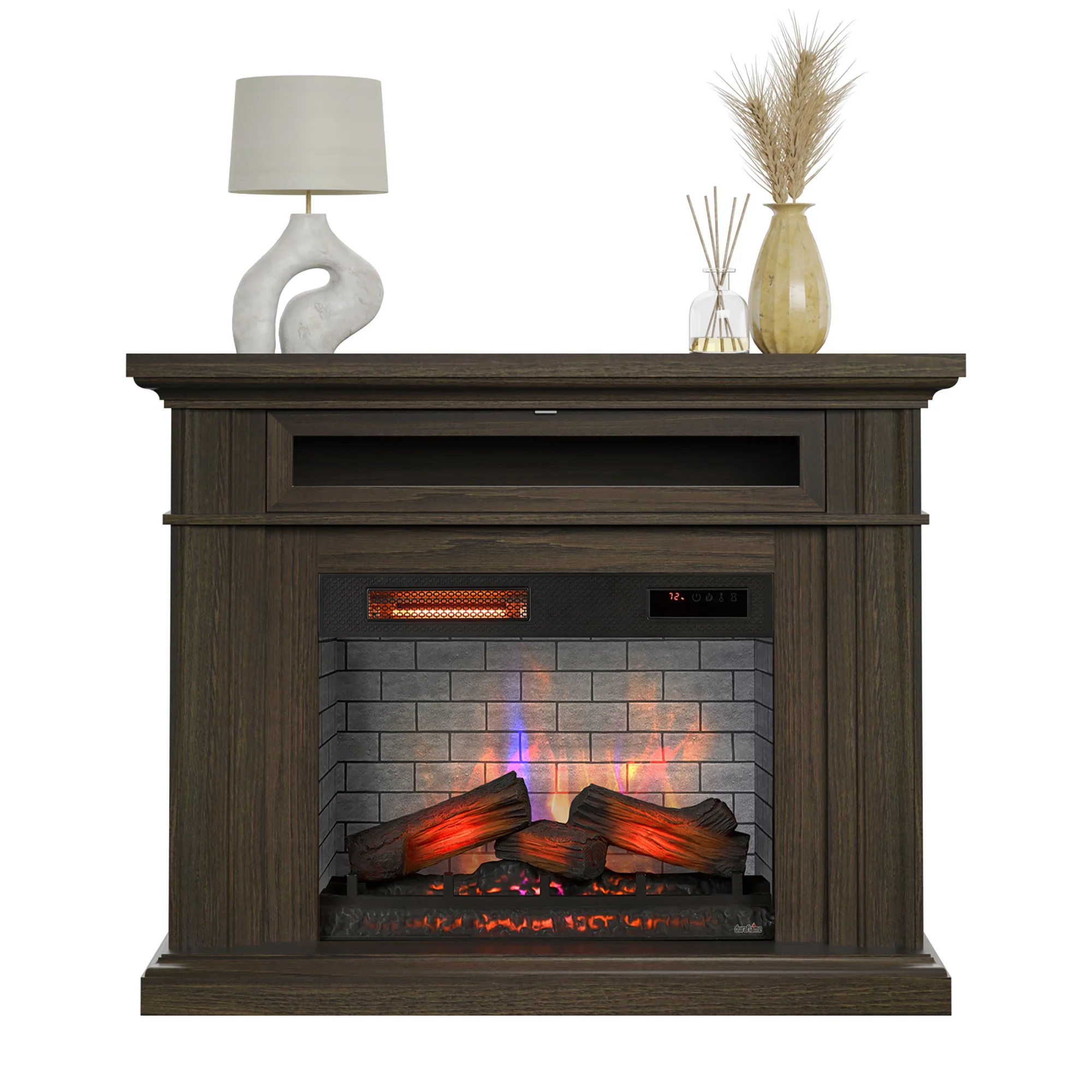 duraflame® 3D Flame Effect Electric Fireplace Wall Mantel - Image 17