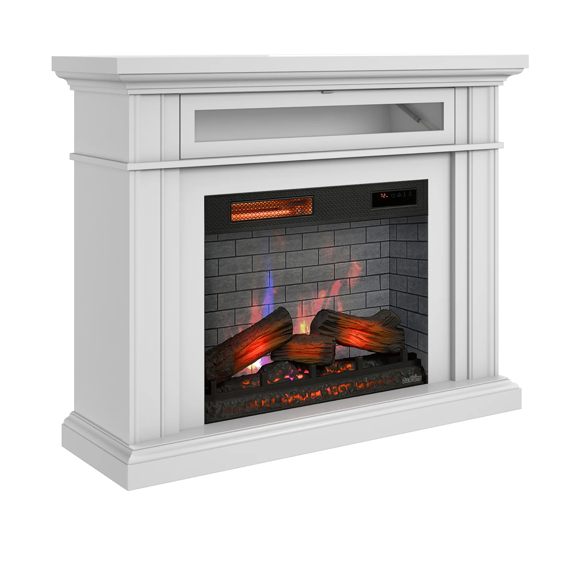 duraflame® 3D Flame Effect Electric Fireplace Wall Mantel - Image 6