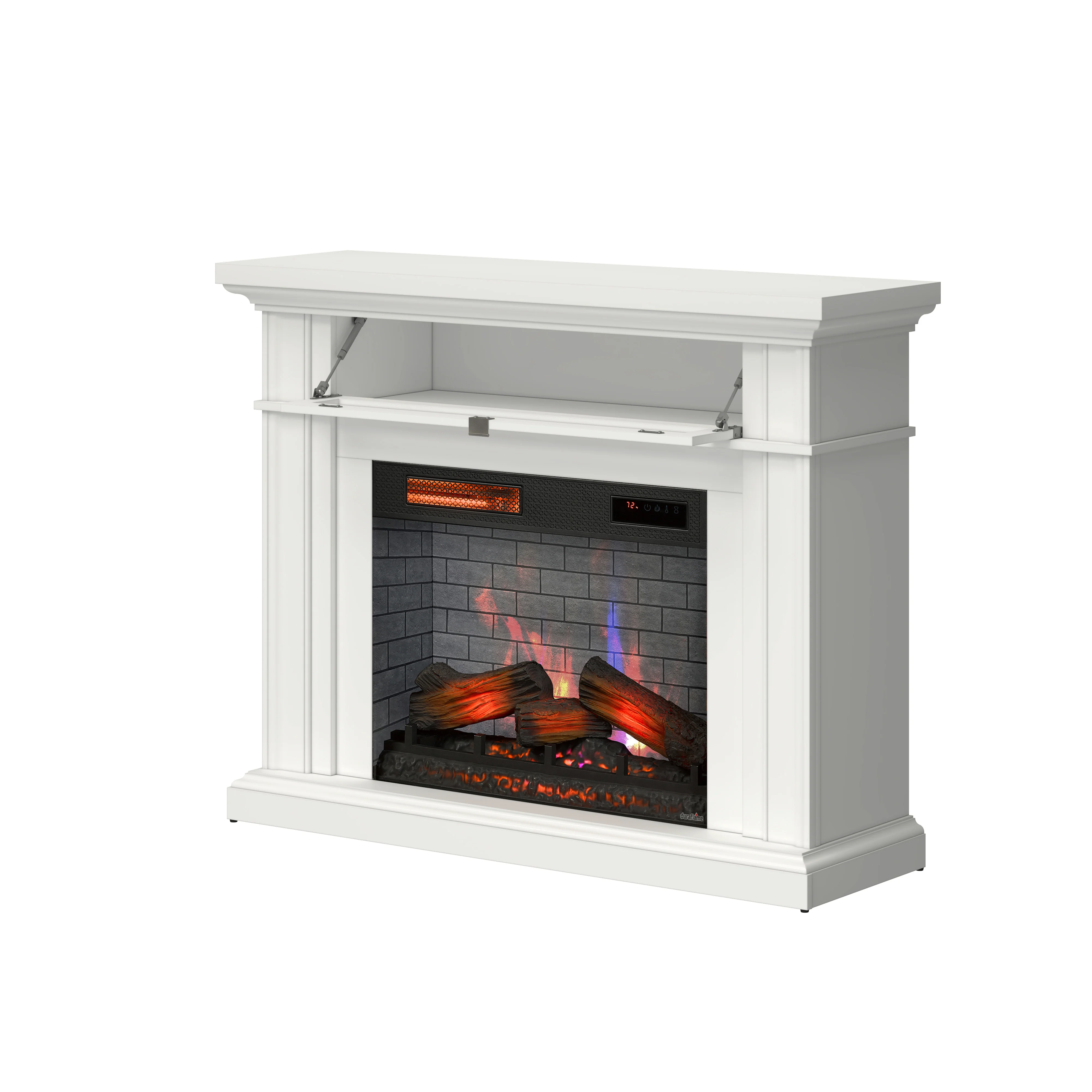 duraflame® 3D Flame Effect Electric Fireplace Wall Mantel - Image 9