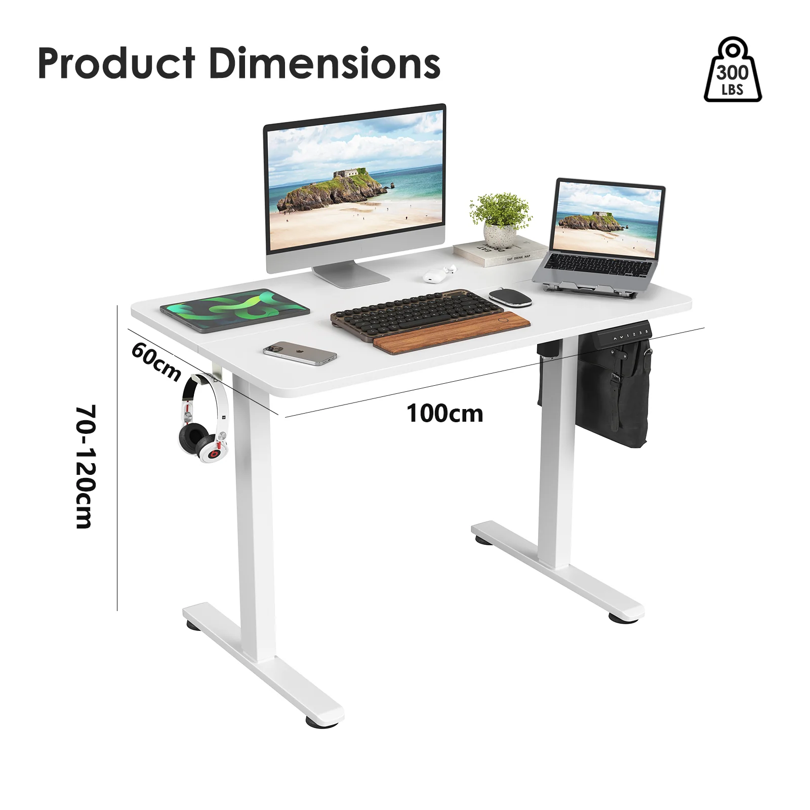 Walker Edison | Electric Adjustable Height Standing Desk - Image 4