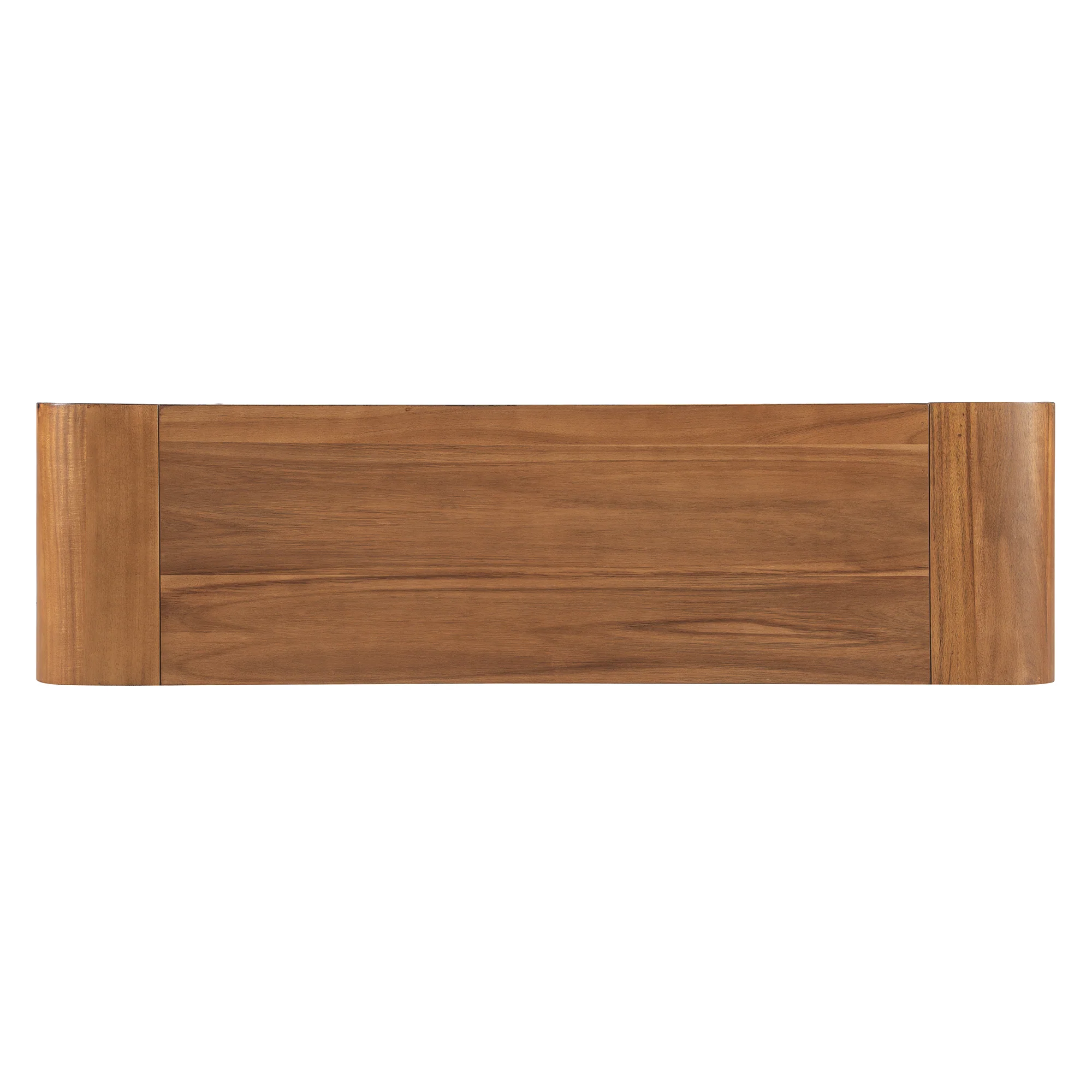Walker Edison | Entryway Fluted Curve Design Console/Desk Table with Drawers - Image 22