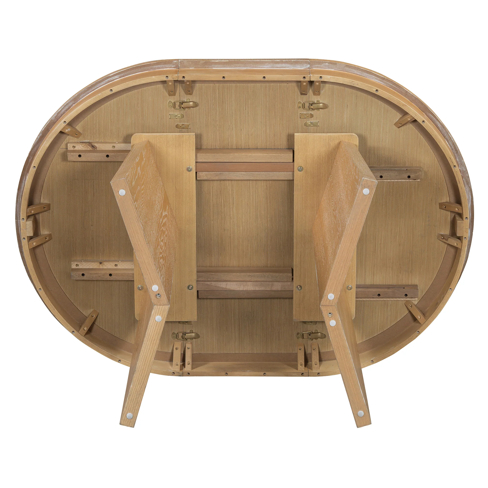 Walker Edison | Extendable 5-Piece Round Dining Table Set for 4 - Image 36