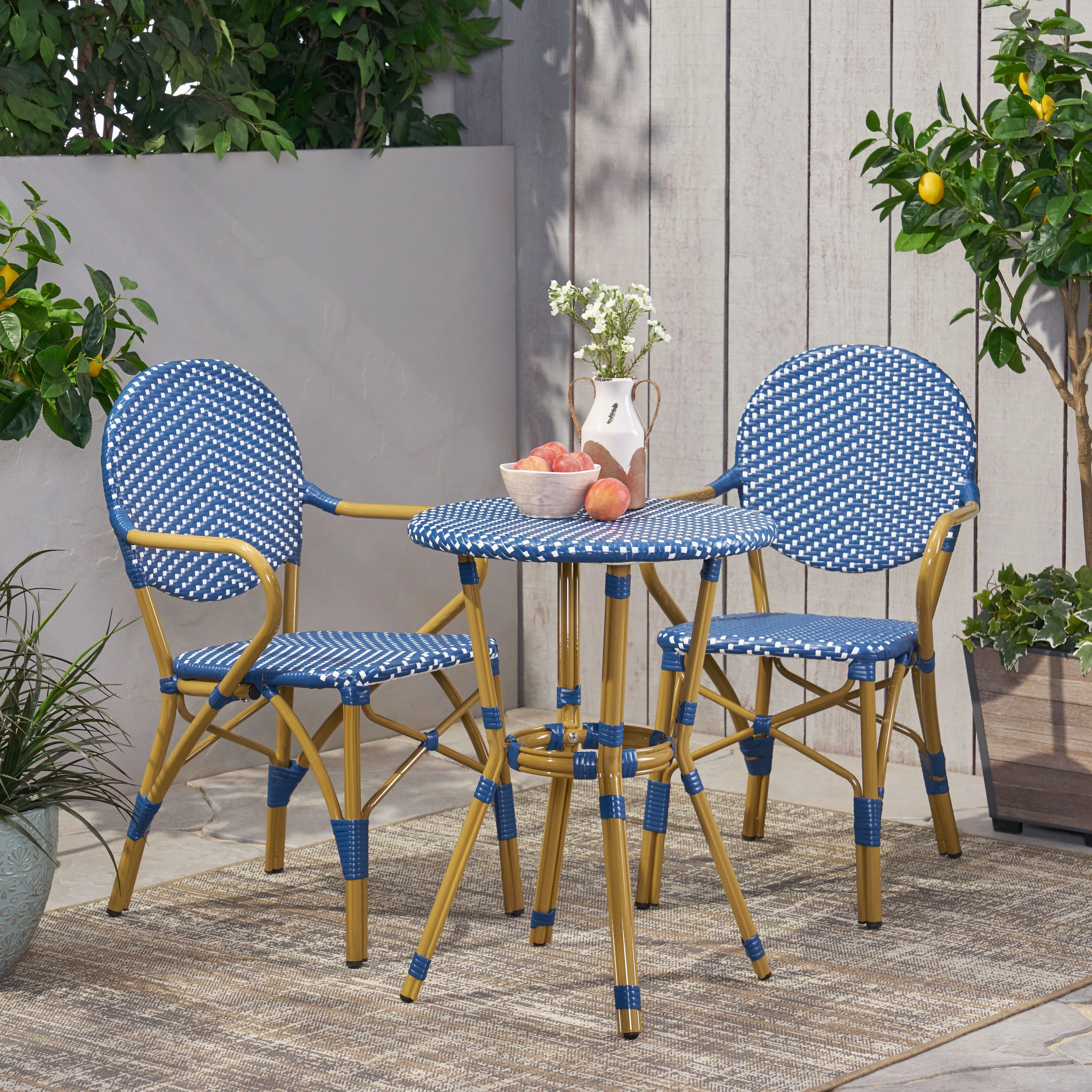 Walker Edison | 3 Piece French Bistro Set - Image 2