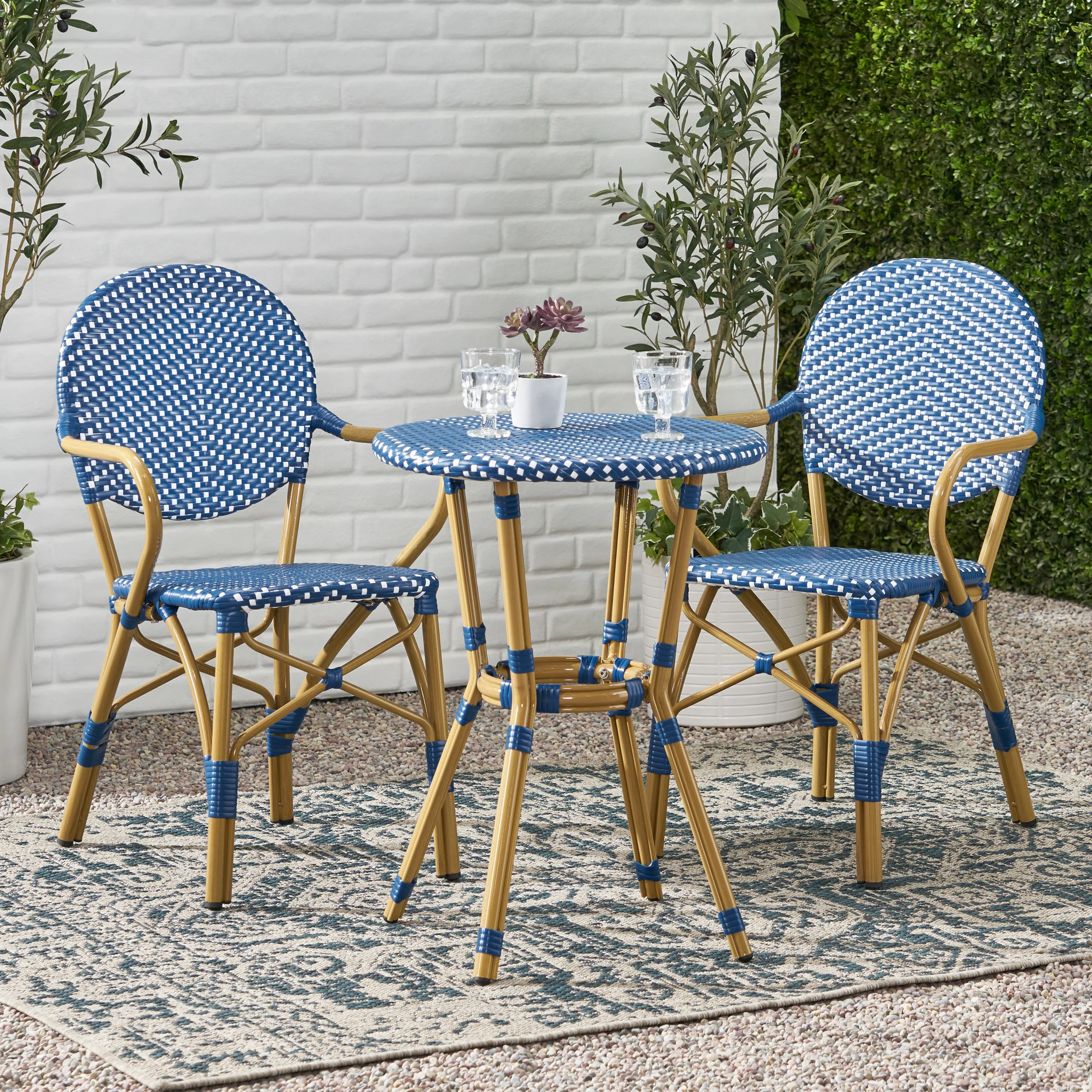 Walker Edison | 3 Piece French Bistro Set - Image 4
