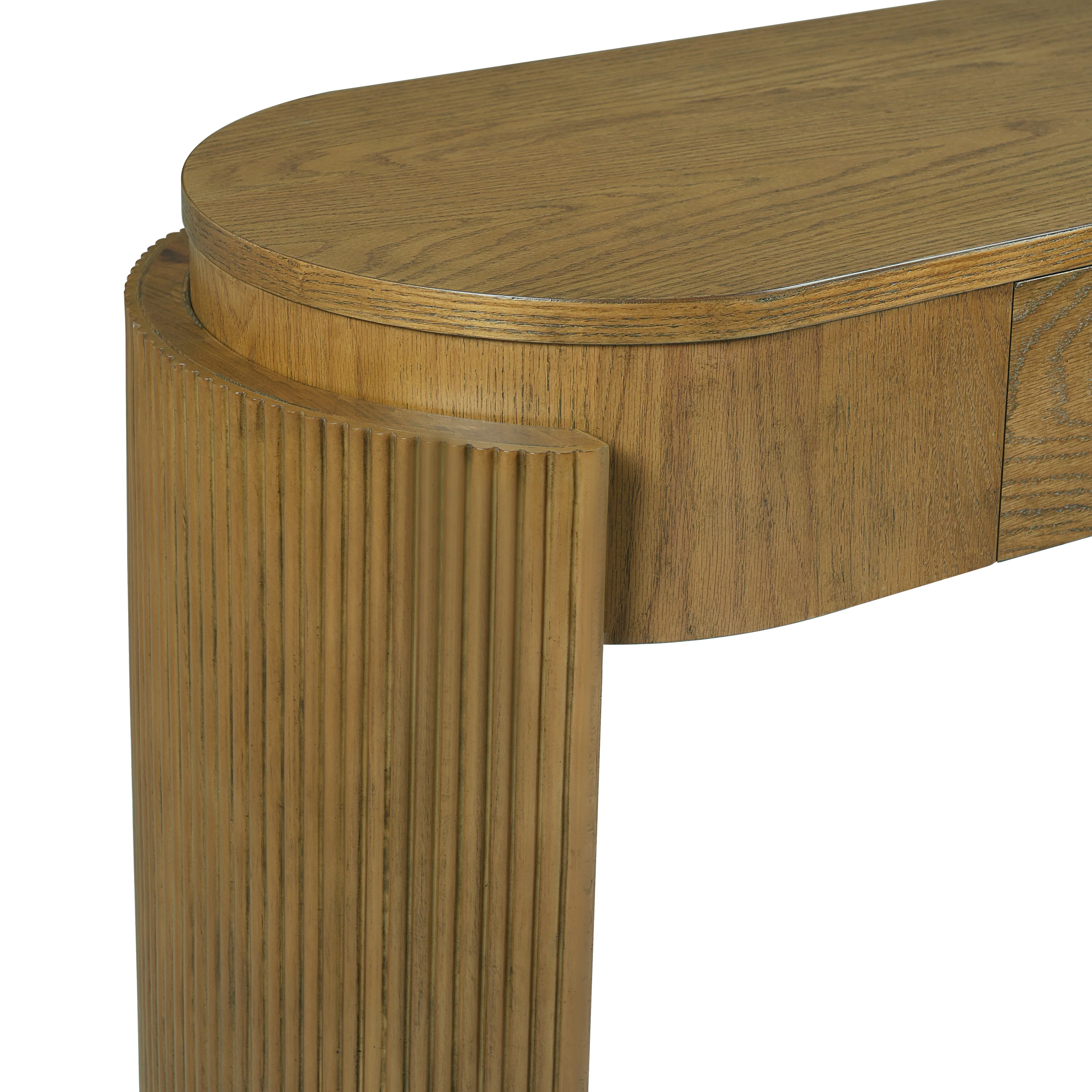 Walker Edison | Fluted Design Entryway Console Table and 2 Drawers - Image 10