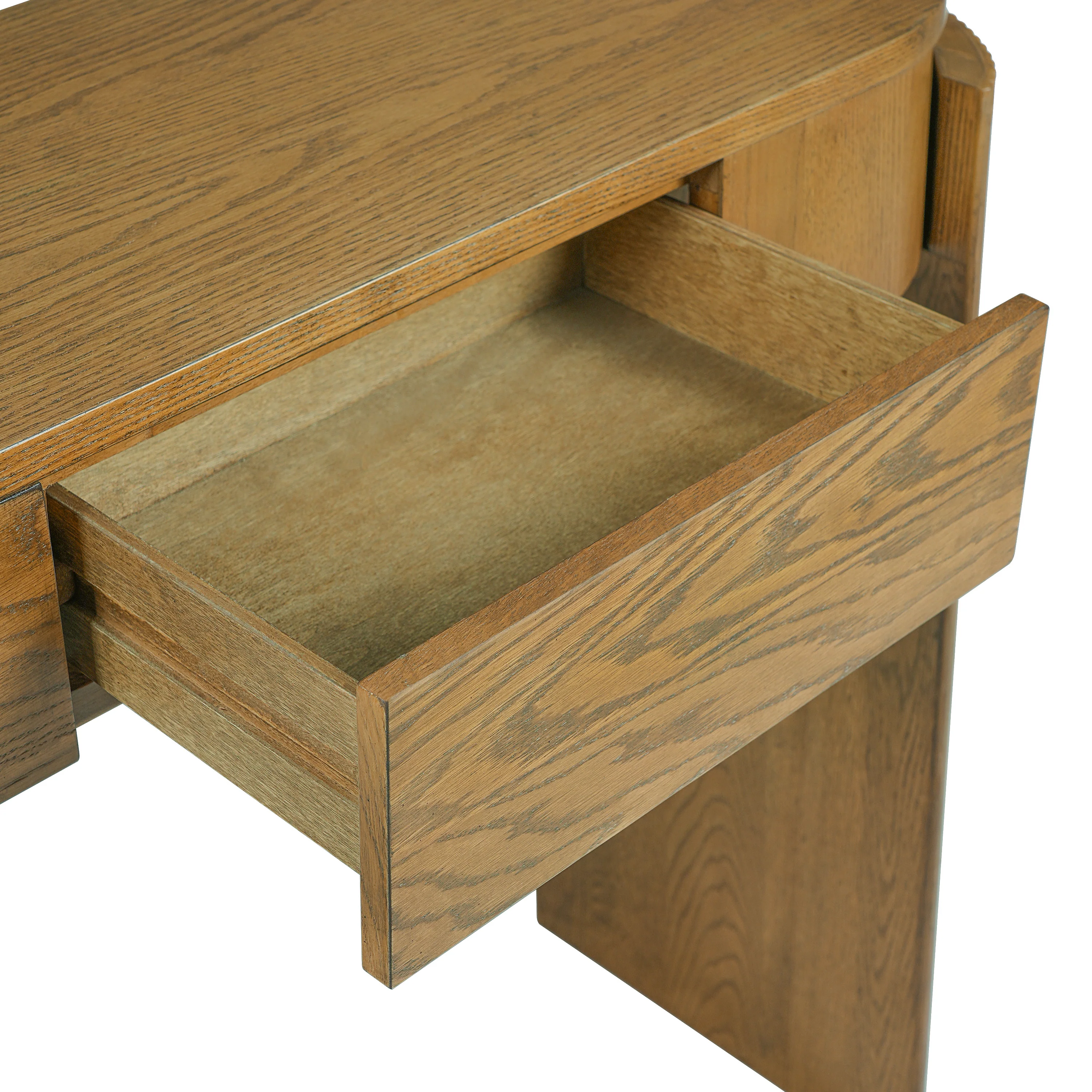 Walker Edison | Fluted Design Entryway Console Table and 2 Drawers - Image 12