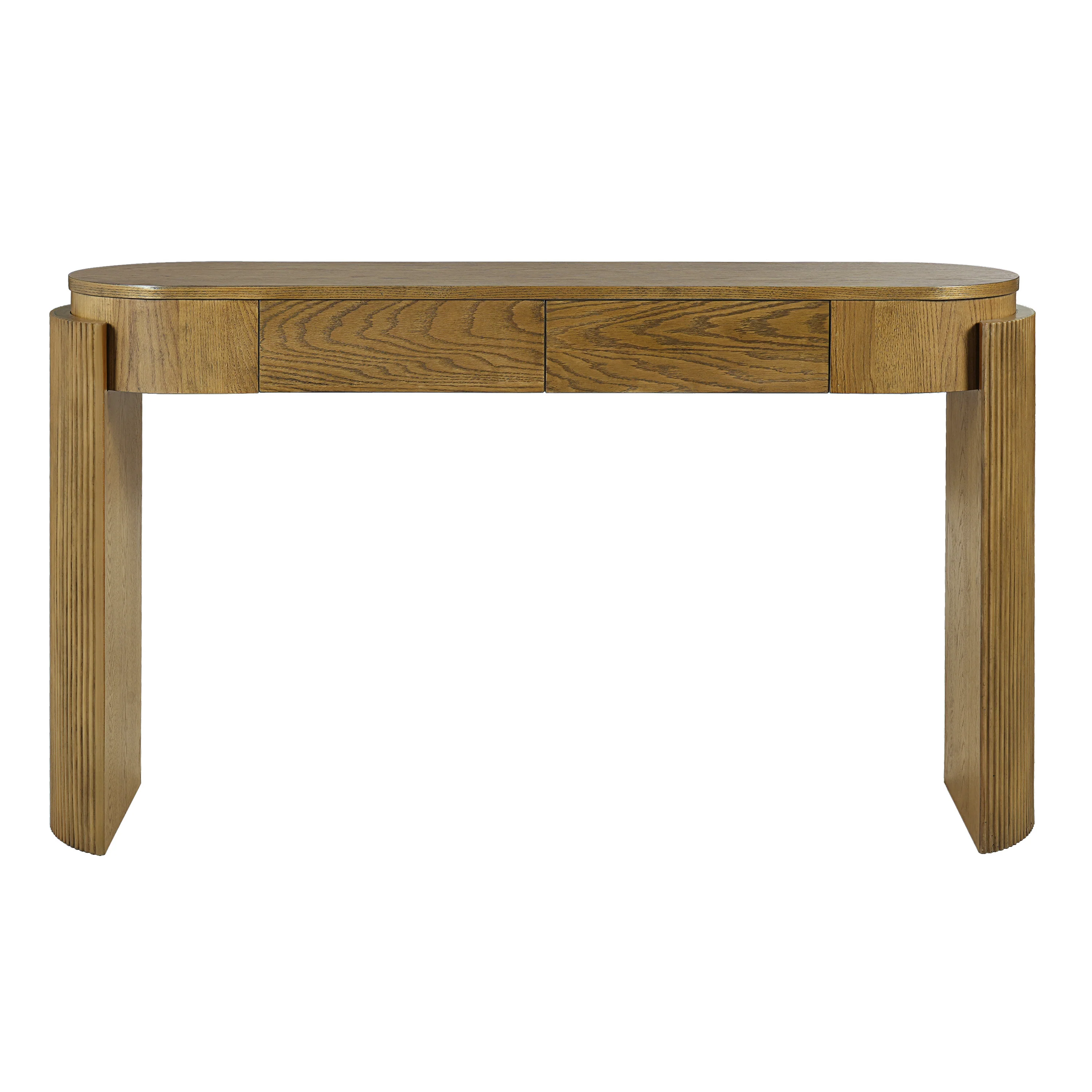 Walker Edison | Fluted Design Entryway Console Table and 2 Drawers - Image 16