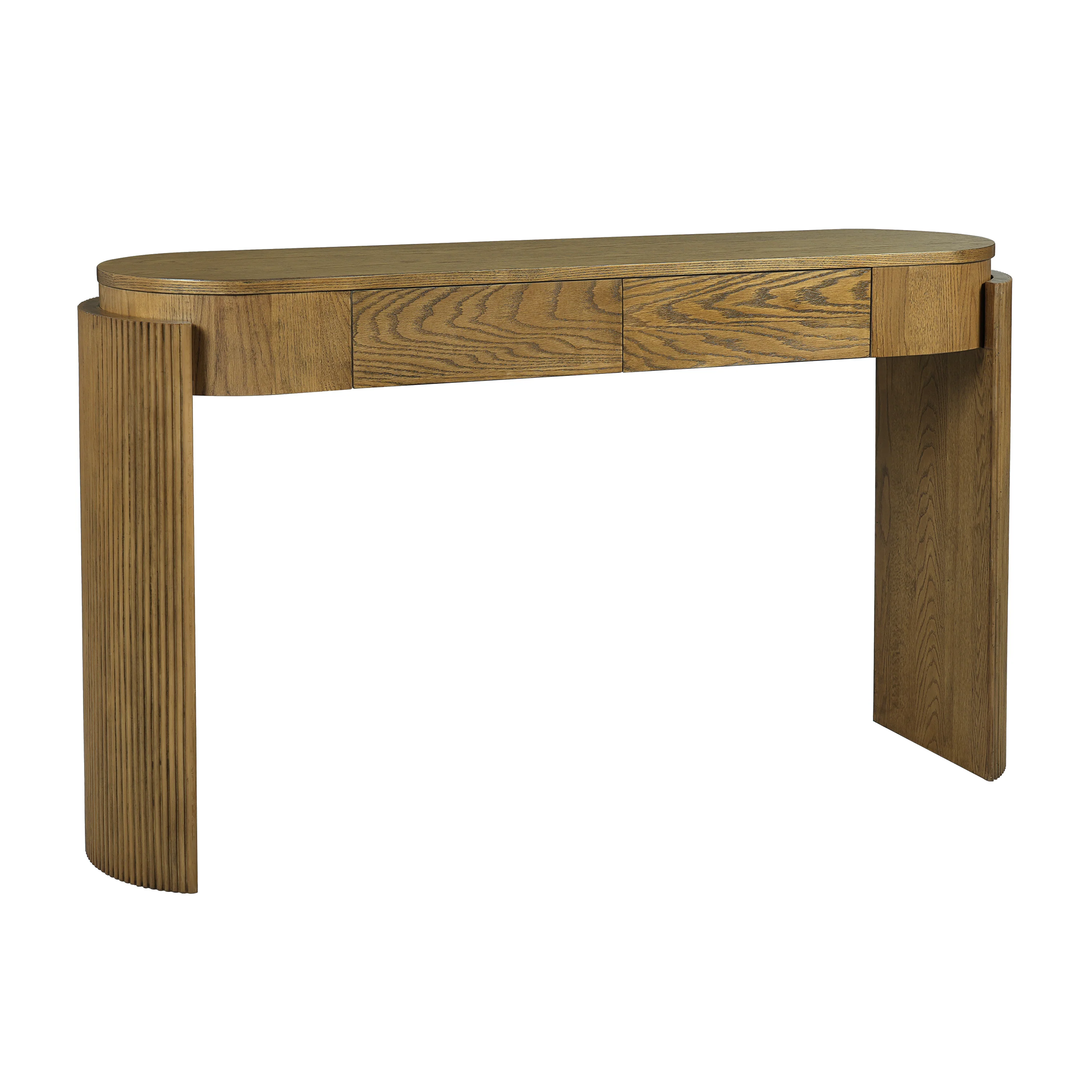 Walker Edison | Fluted Design Entryway Console Table and 2 Drawers - Image 8