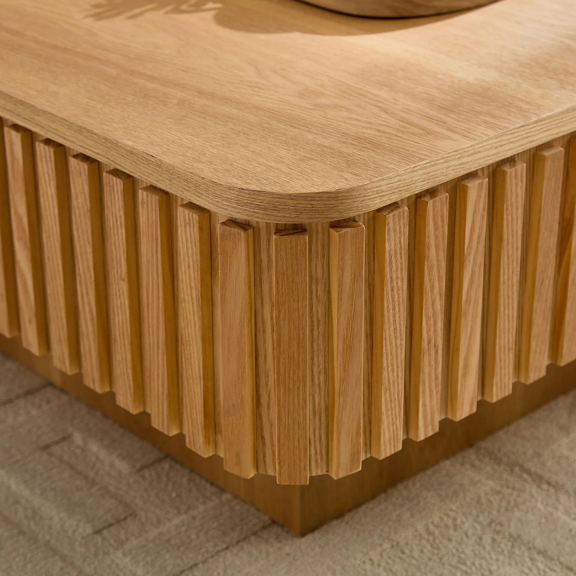 Walker Edison | Fluted Modern Lift Top Coffee Table and Desk - Image 13