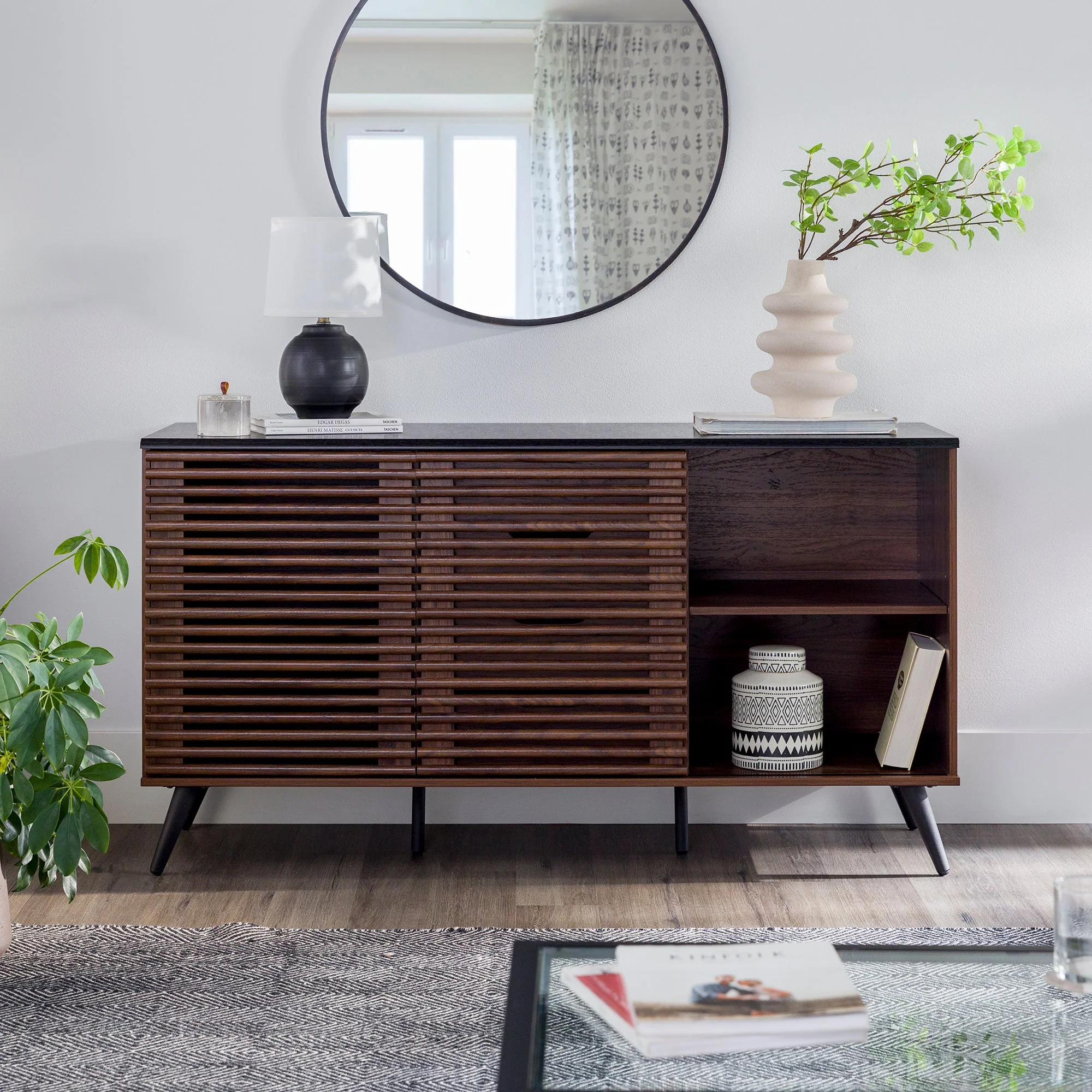 Havana Sliding Door Drawer Sideboard / TV Stand - Image 5