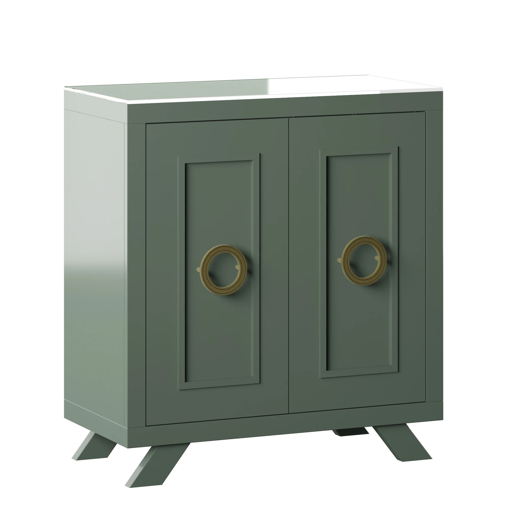 Contemporary Modern Entryway Accent Cabinet - Image 12