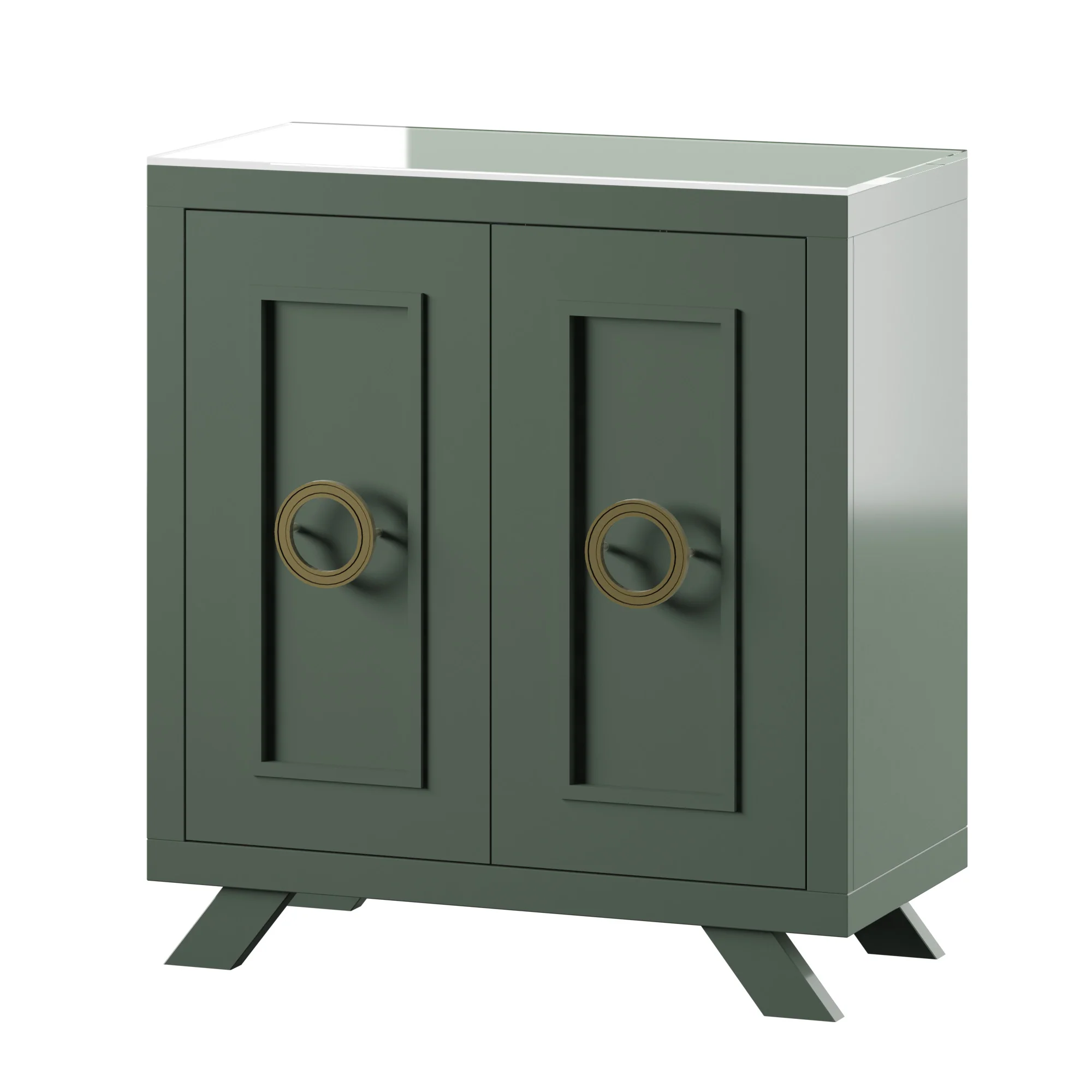 Contemporary Modern Entryway Accent Cabinet - Image 16
