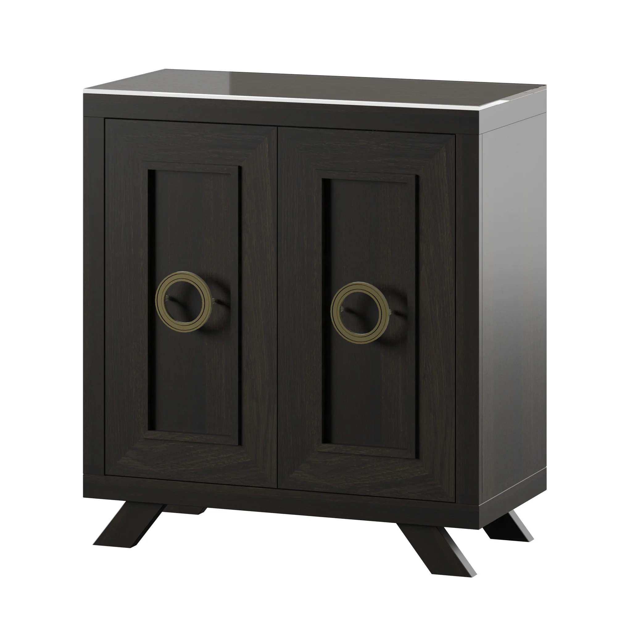 Contemporary Modern Entryway Accent Cabinet - Image 5