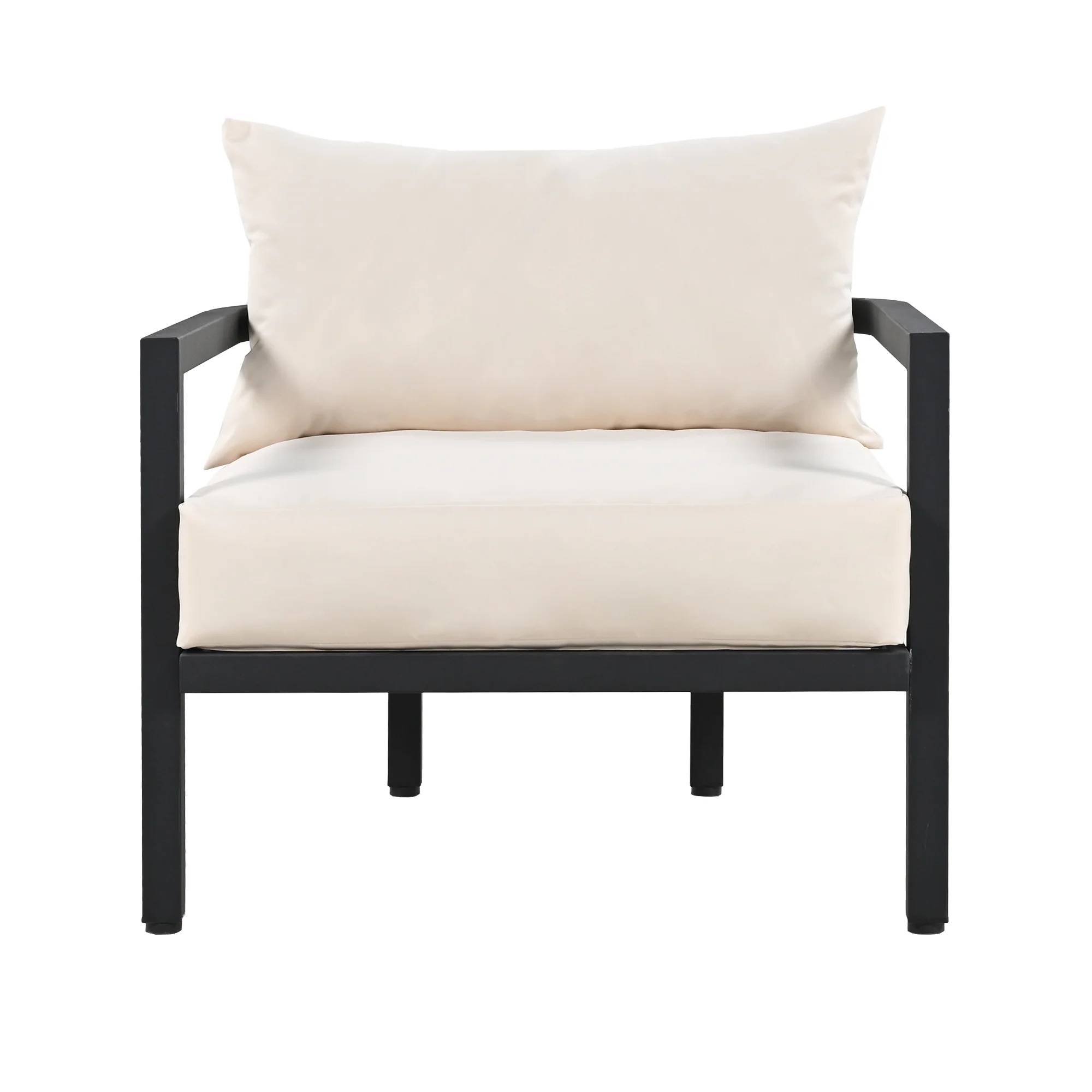 Iconic Arch Curve Steel Outdoor Patio Sofa Set - Image 7