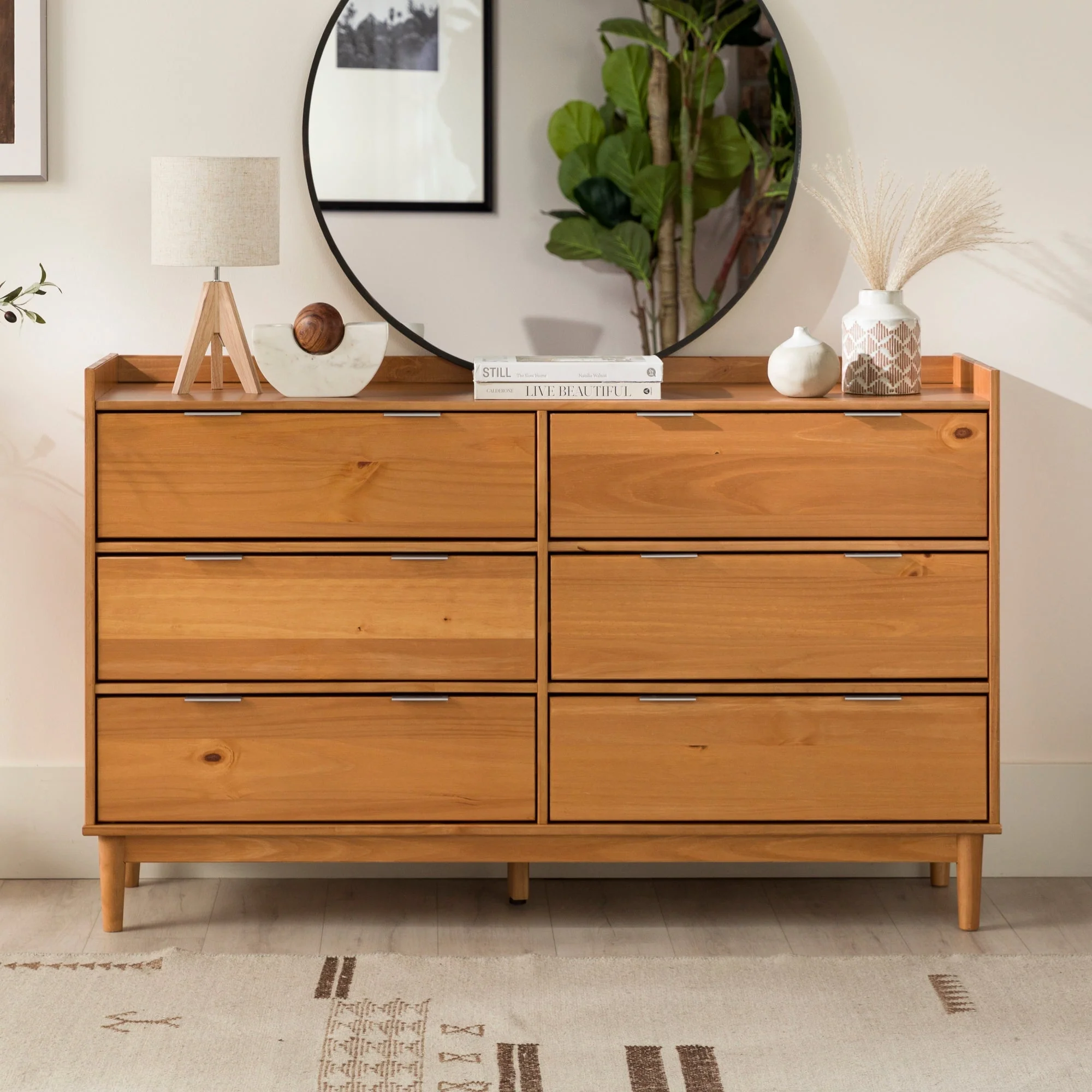 Lee Mid-Century Modern Wood Dresser - Image 2