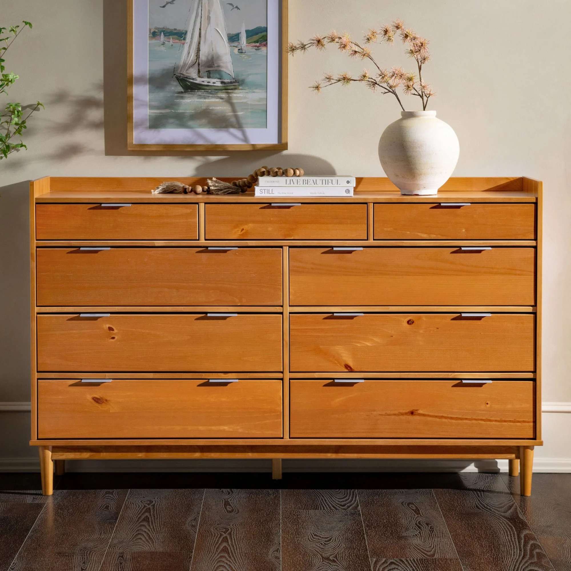 Lee Mid-Century Modern Wood Dresser - Image 22